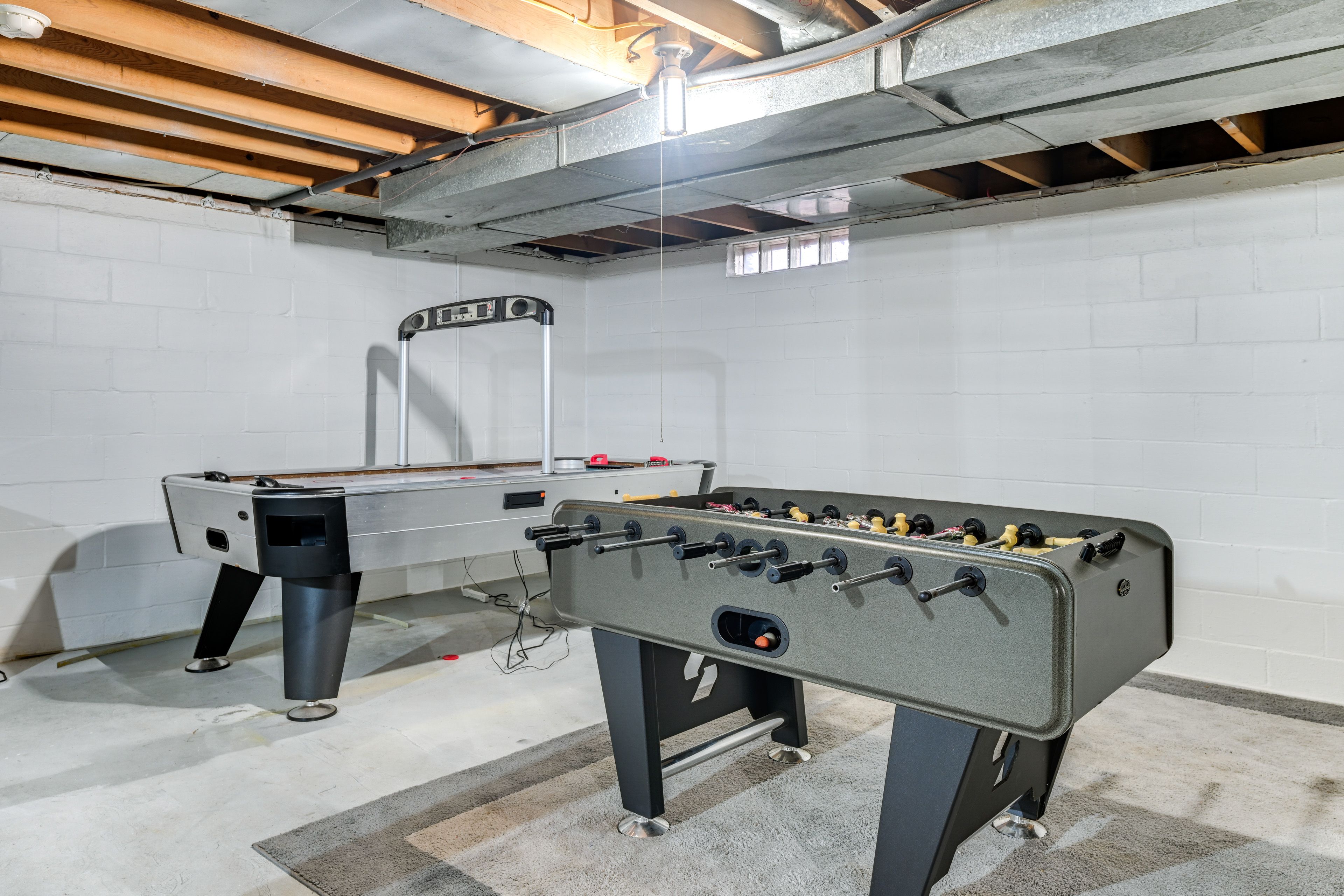 Game Room | Lower Level | Air Hockey | Foosball | Ski Boot Heater