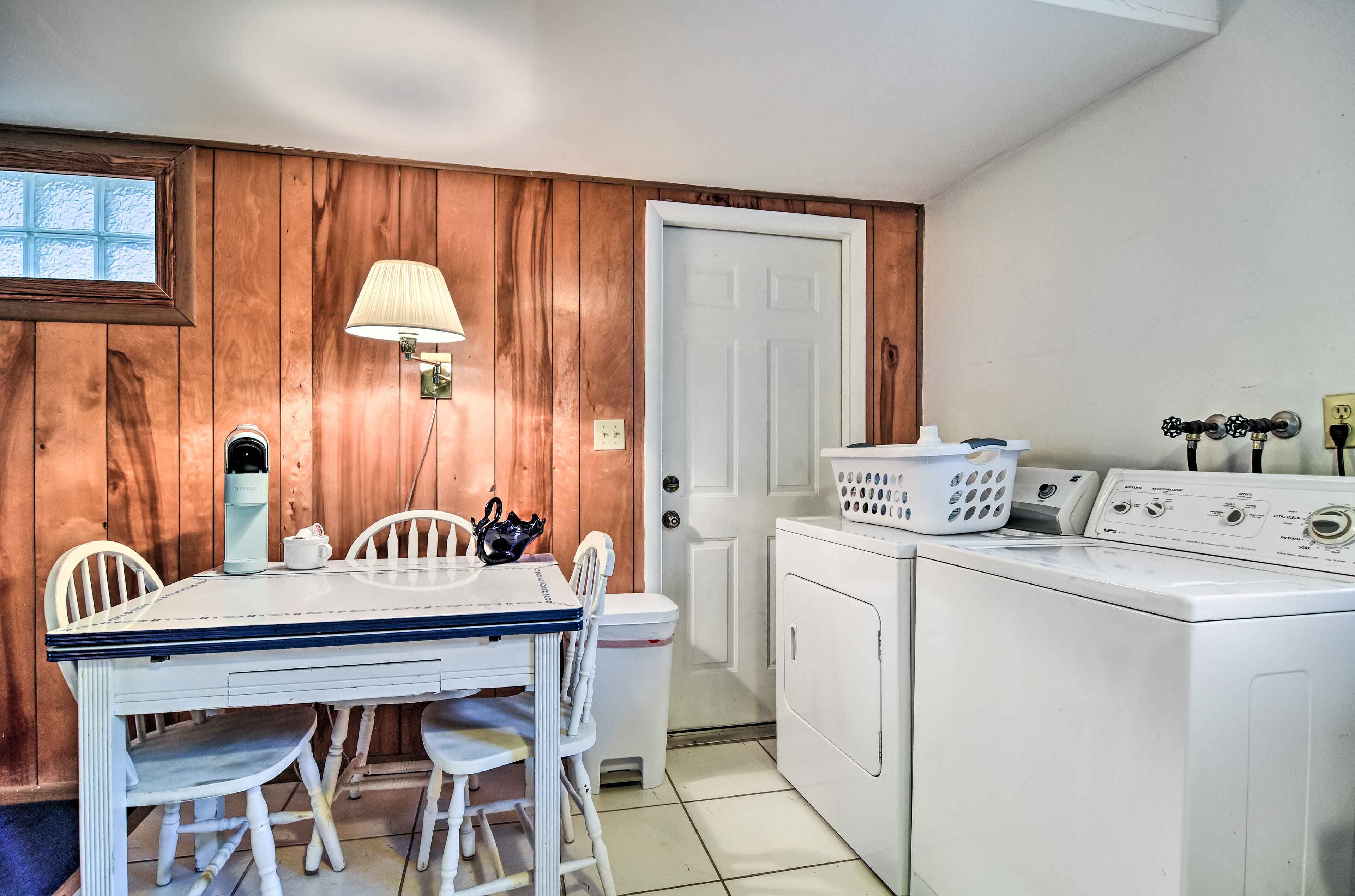 Dining Area | Washer + Dryer