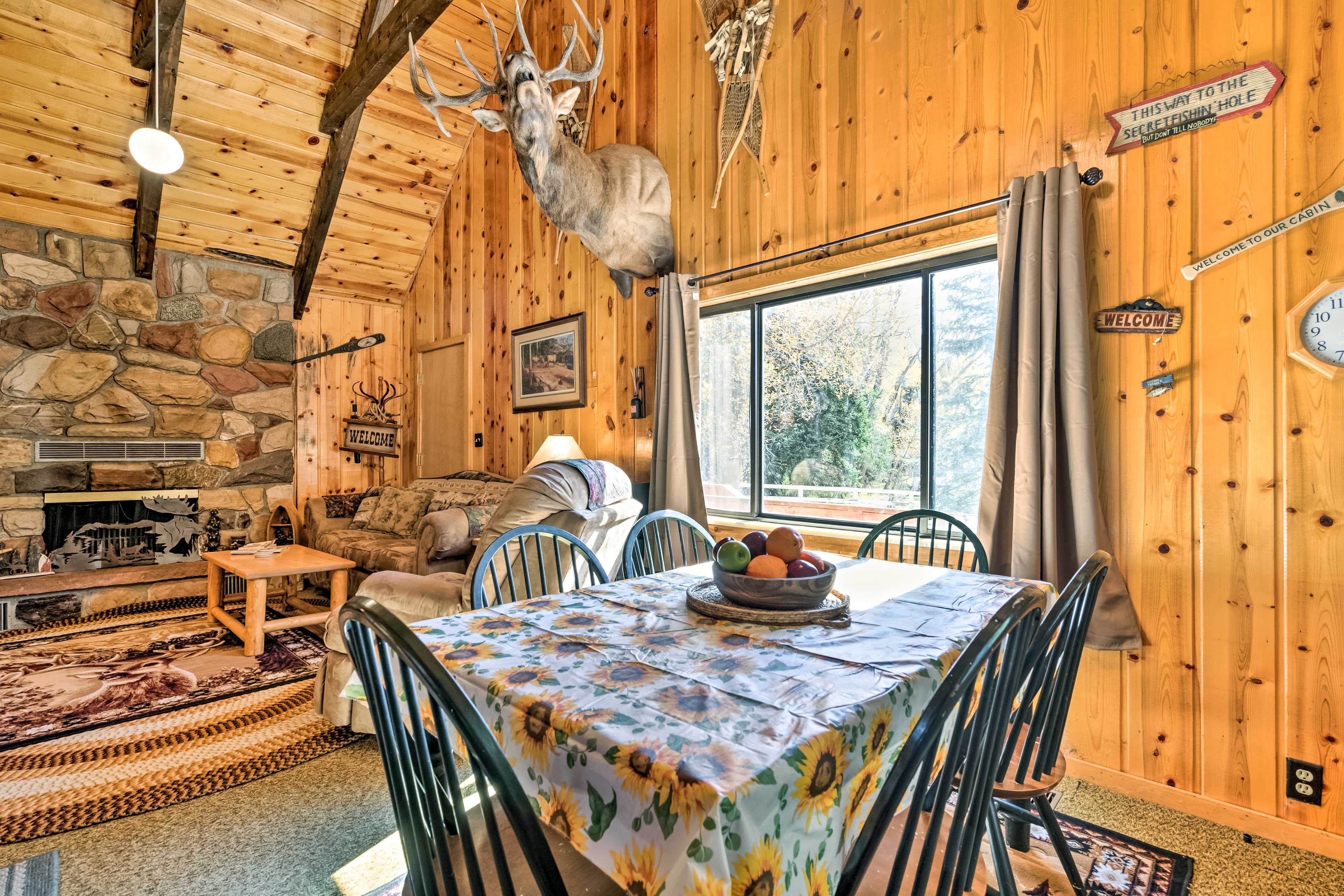 Dining Room | Board Games | No A/C | Ceiling Fans