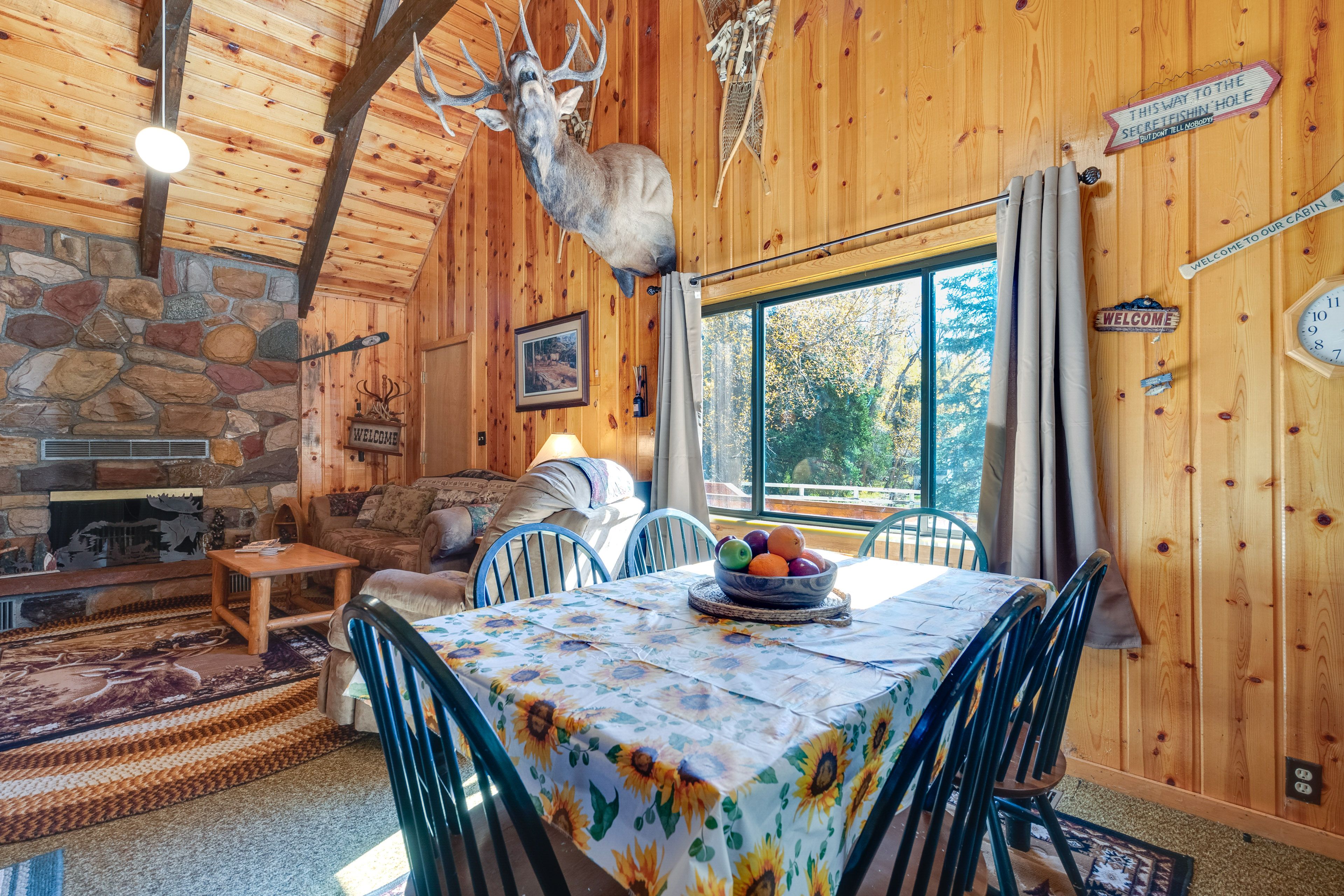 Dining Room | Board Games | No A/C | Ceiling Fans