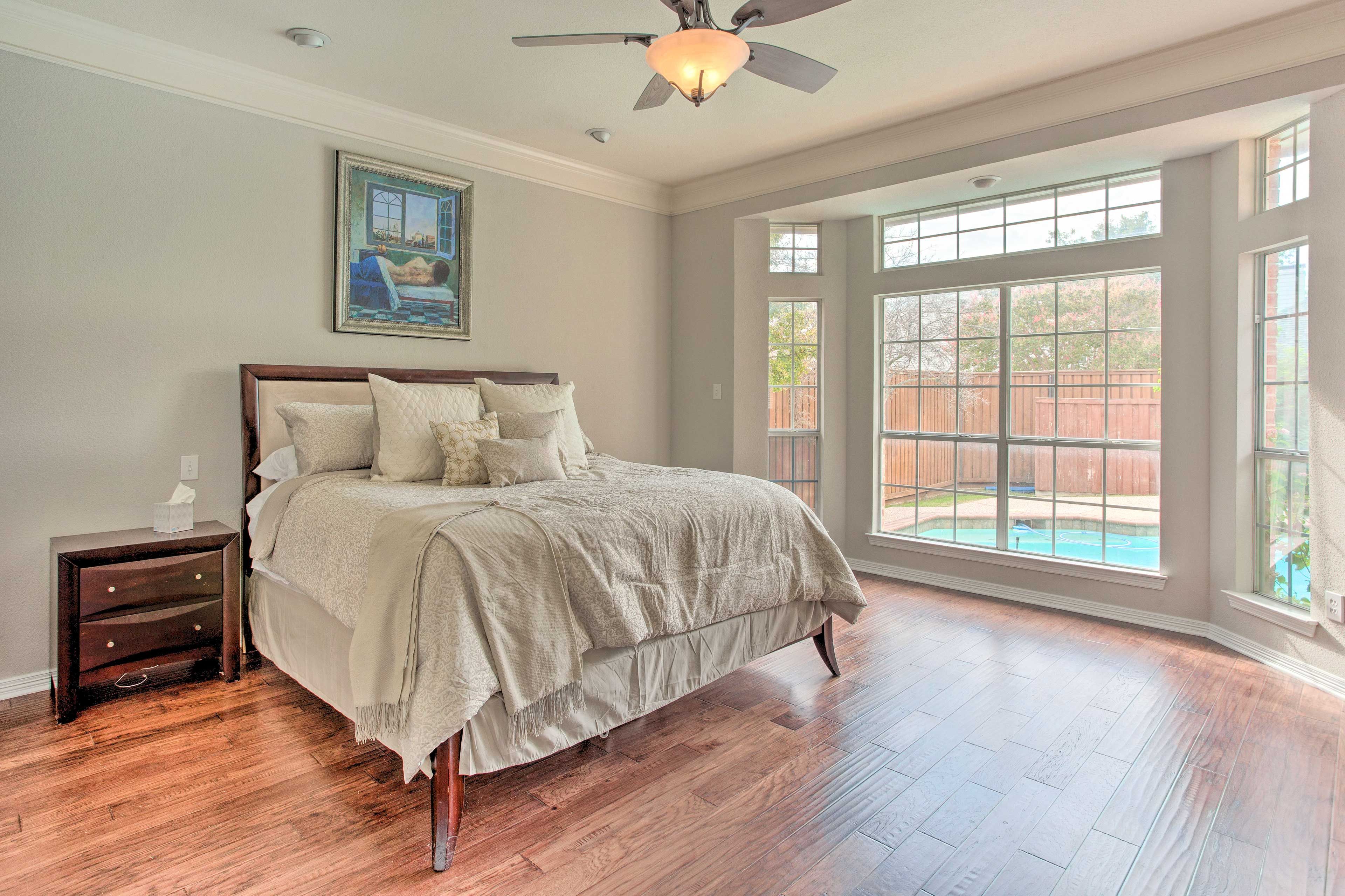 Bedroom 1 | California King Bed | Linens Provided