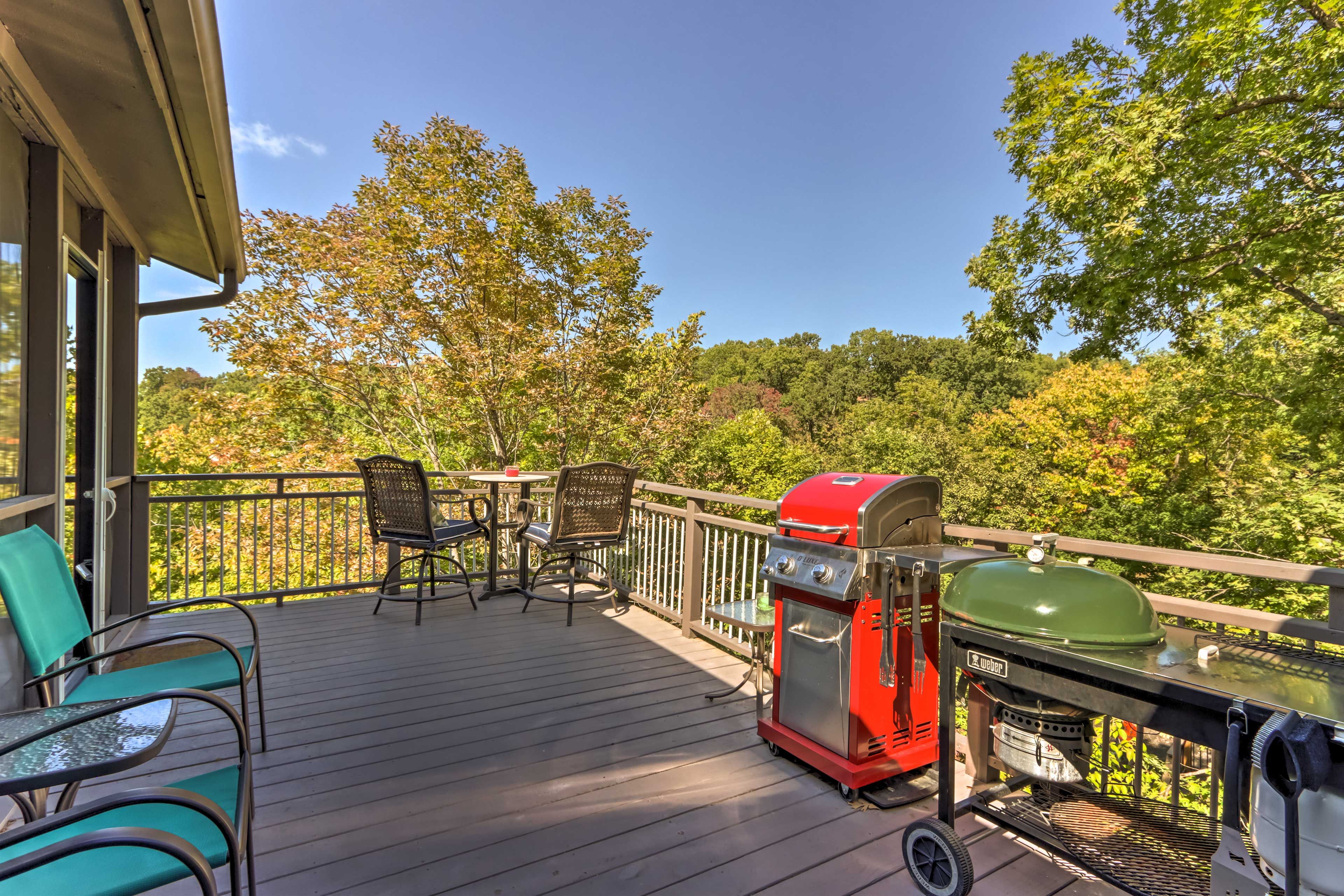 Osage Beach Vacation Rental | 3BR | 3.5BA | 1 Step to Enter | 2,442 Sq Ft