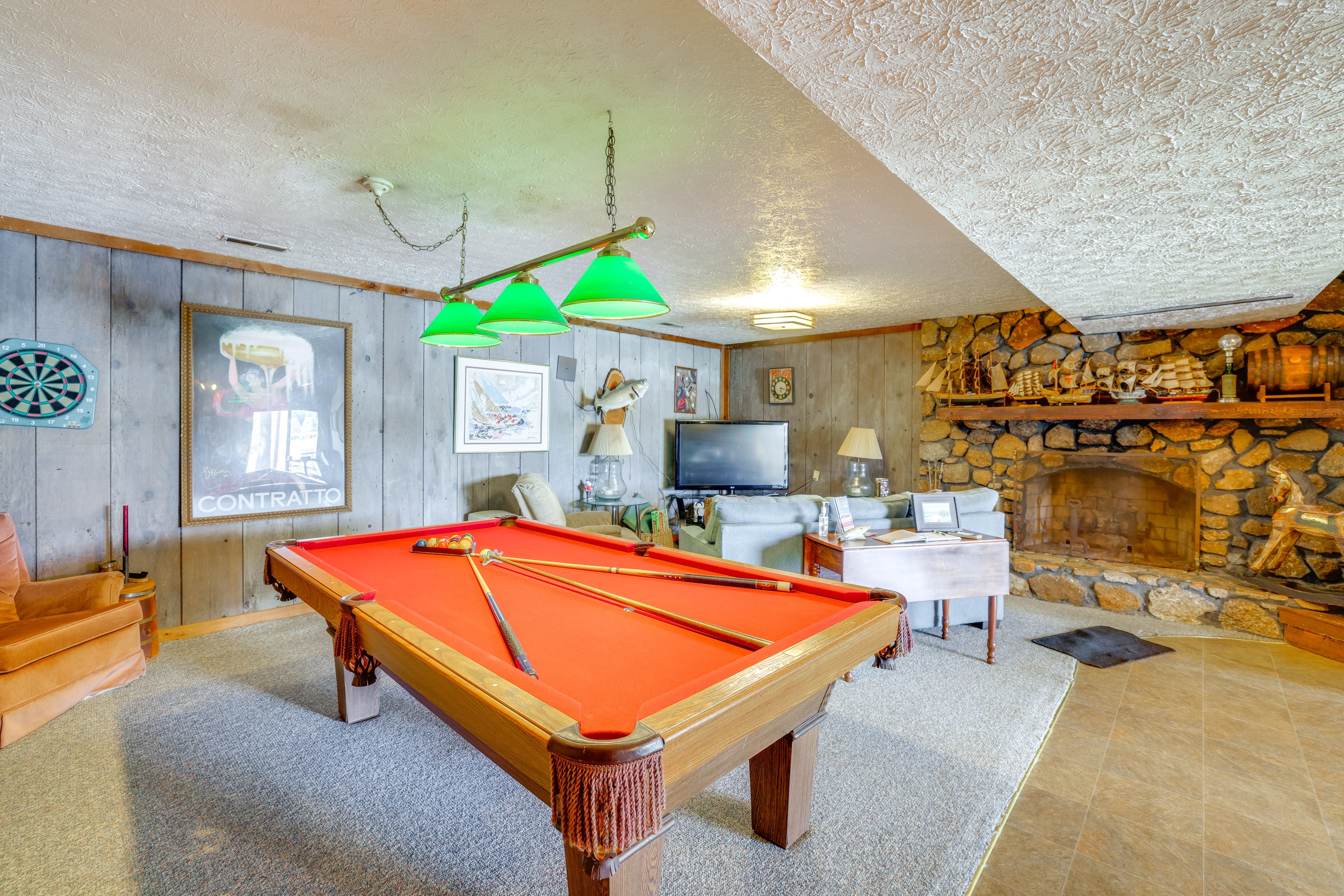 Living Room | Pool Table | Board Games | 3-Story Home