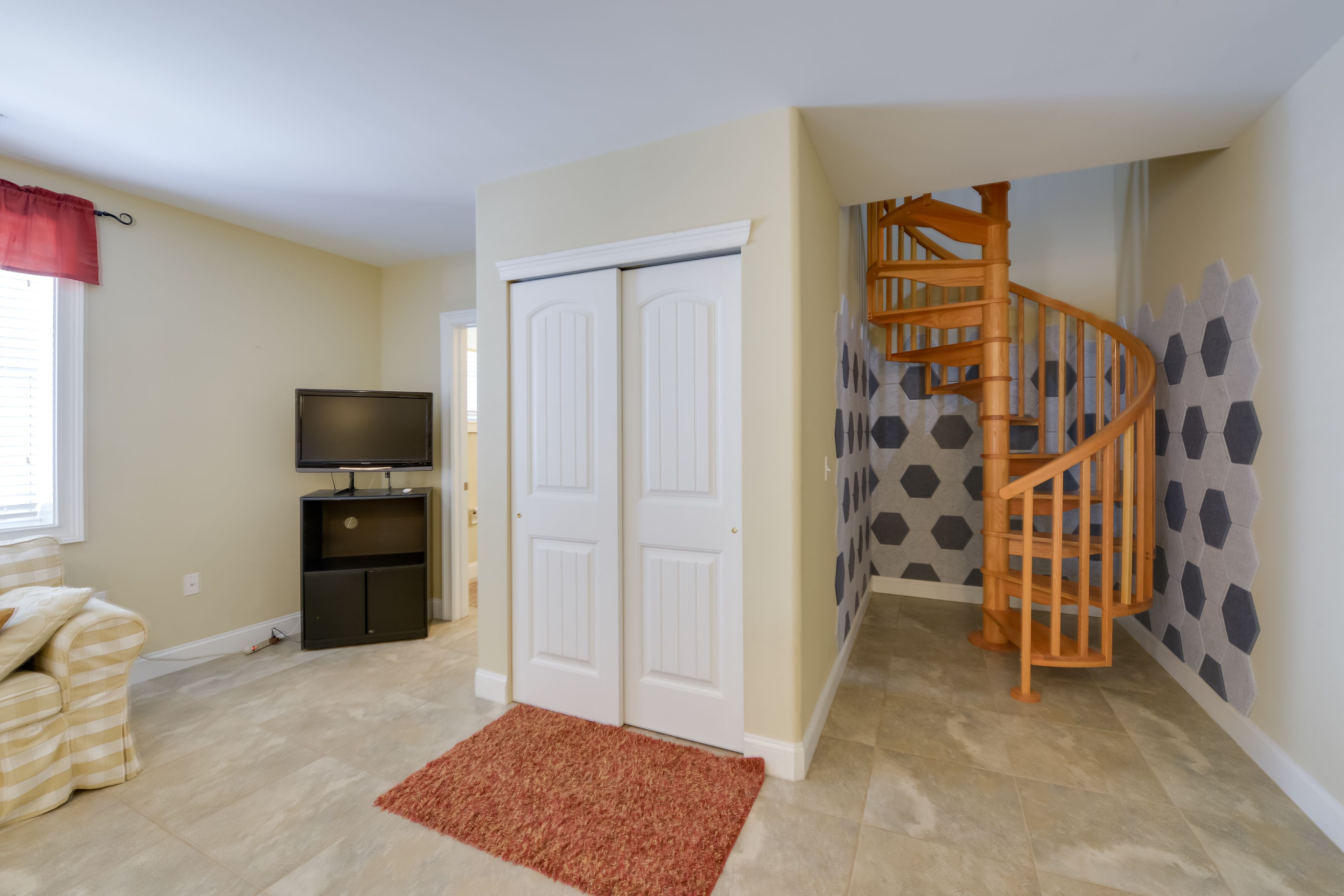 Bedroom 4 | Lower Level | Access Via Spiral Staircase | California King Bed
