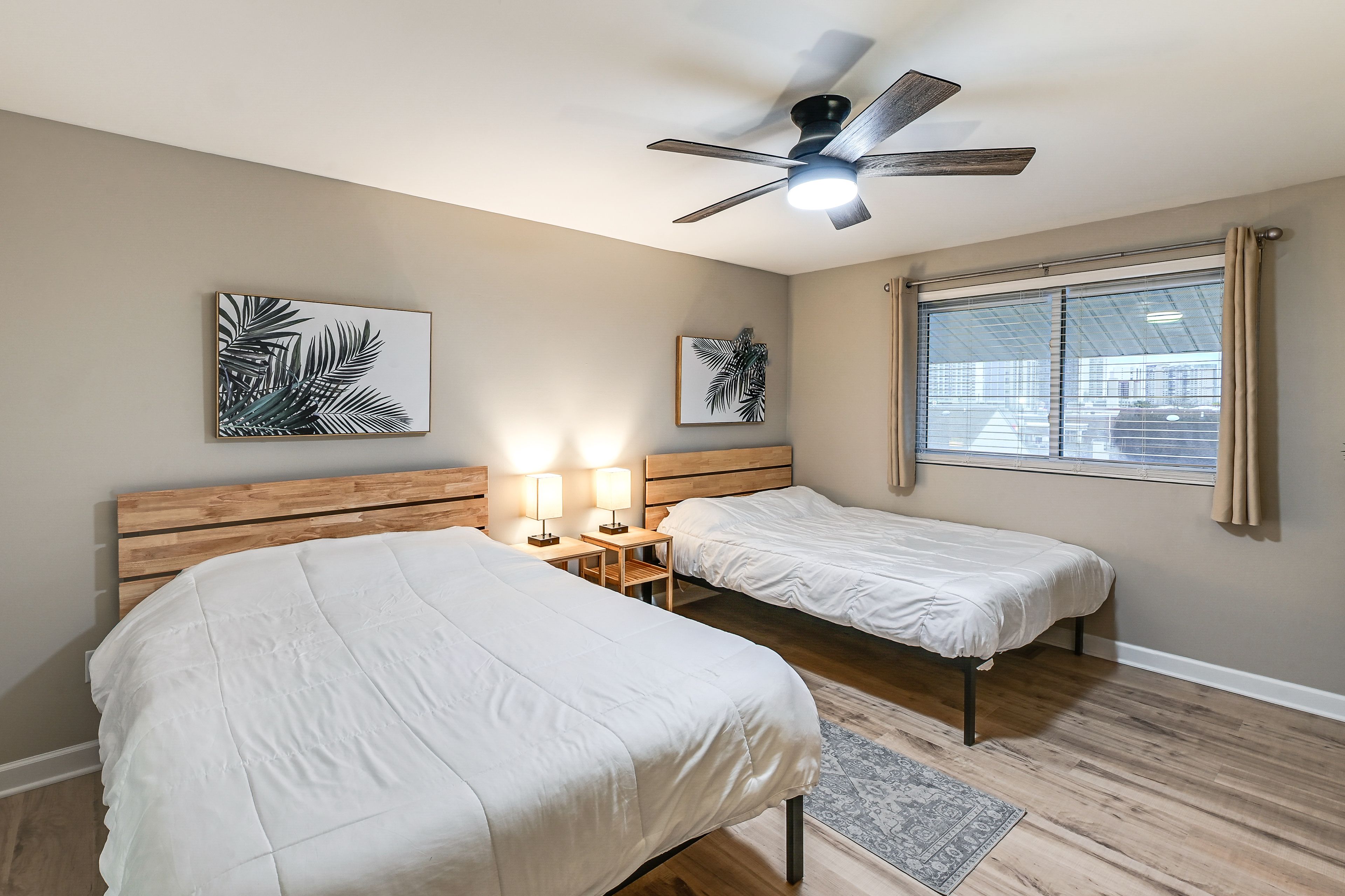 Bedroom | 2 Queen Beds | Linens Provided | 2nd Floor