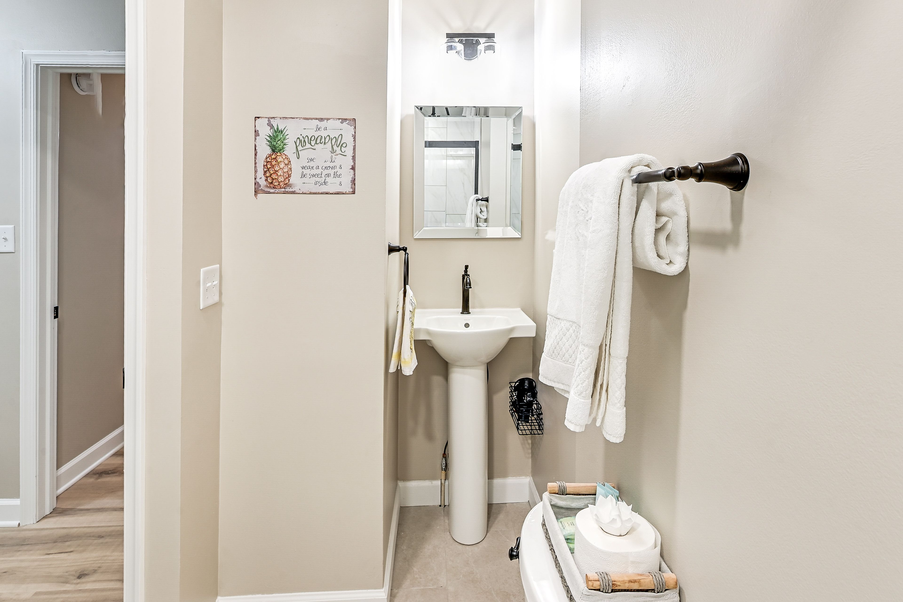 Bathroom | Towels Provided | Complimentary Toiletries | Hair Dryer | 2nd Floor