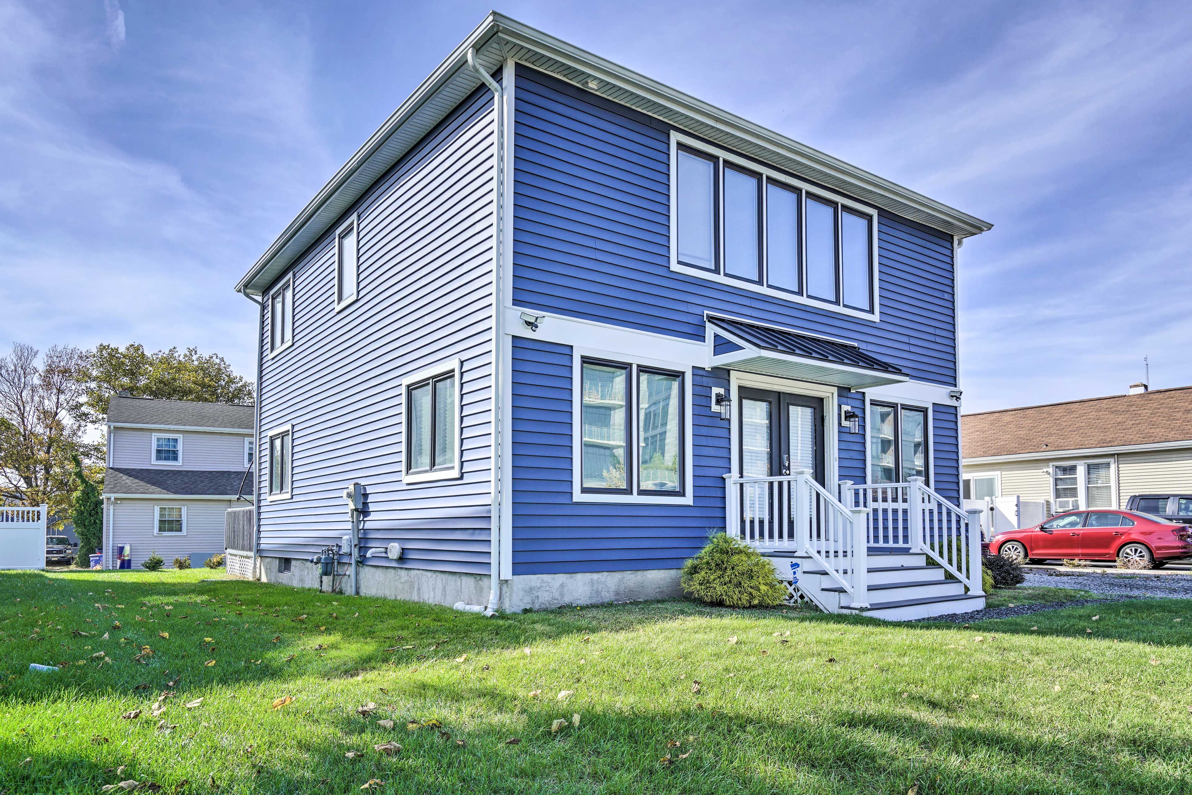Home Exterior | 1,860 Sq Ft | 1 Block to Beach