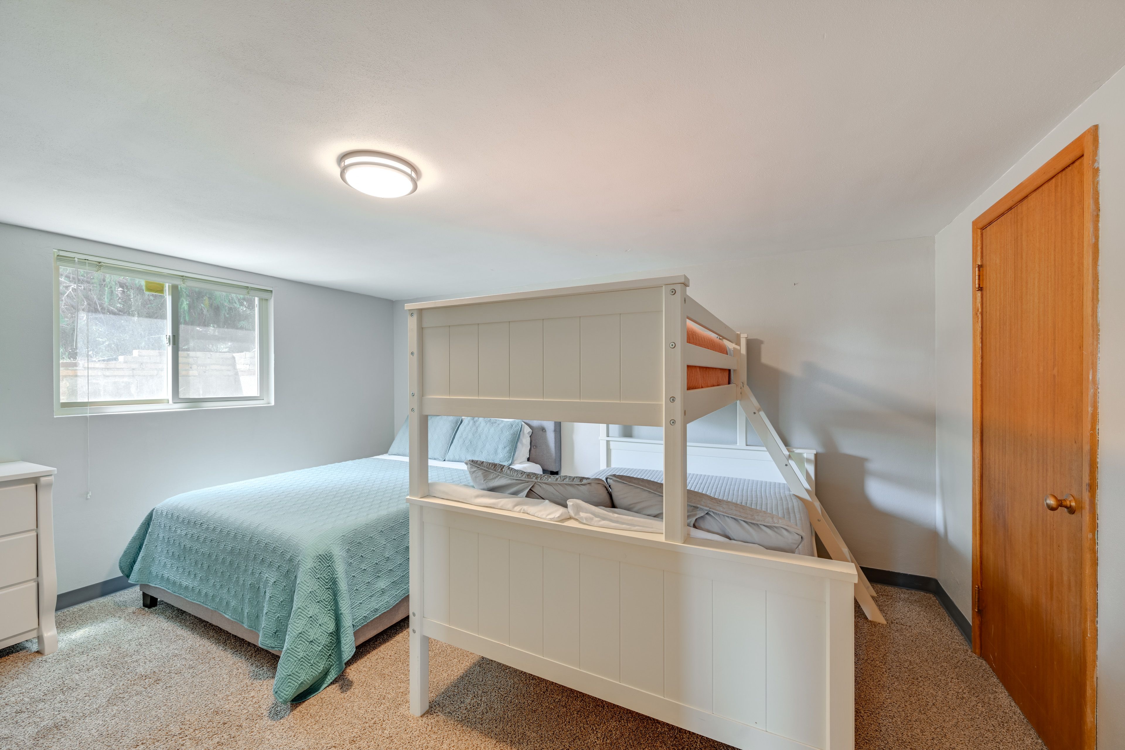 Bedroom 5 | Queen Bed | Twin/Full Bunk Bed | Lower Level