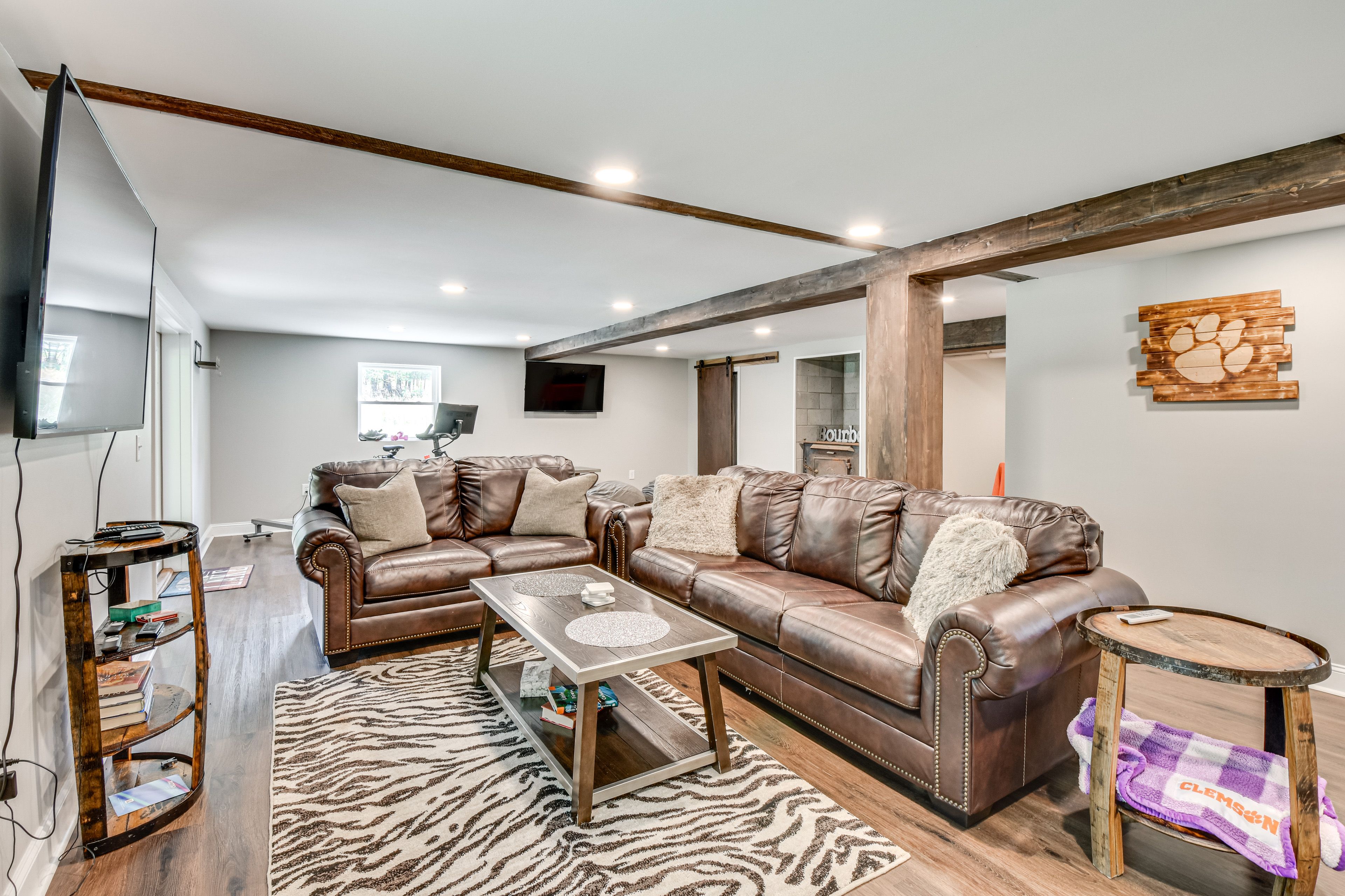 Family Room | Exercise Equipment | Flat-Screen TVs w/ Cable | Lower Level