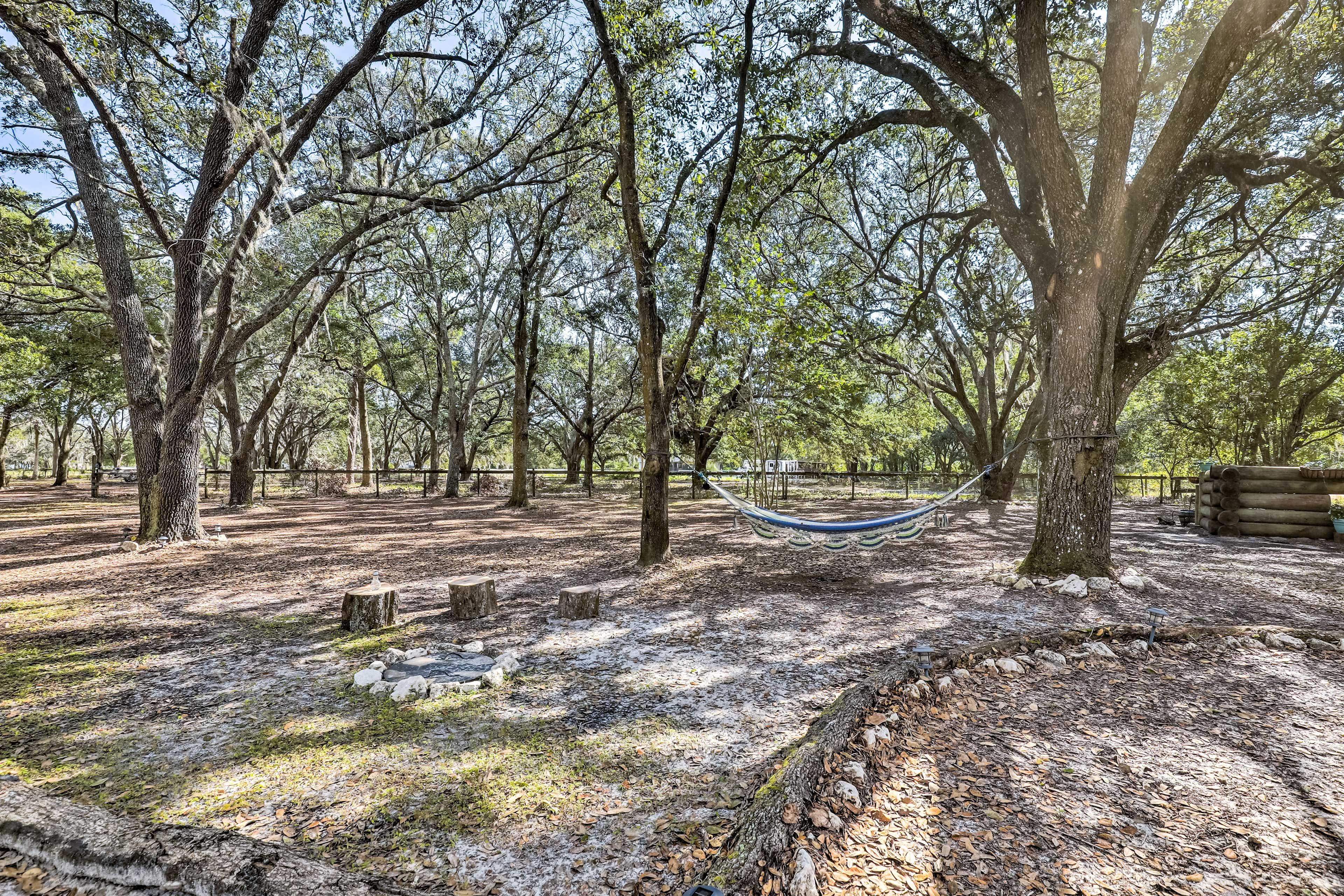 Yard Area | Fire Pit | Charcoal Grill | Hammock | Volleyball Net