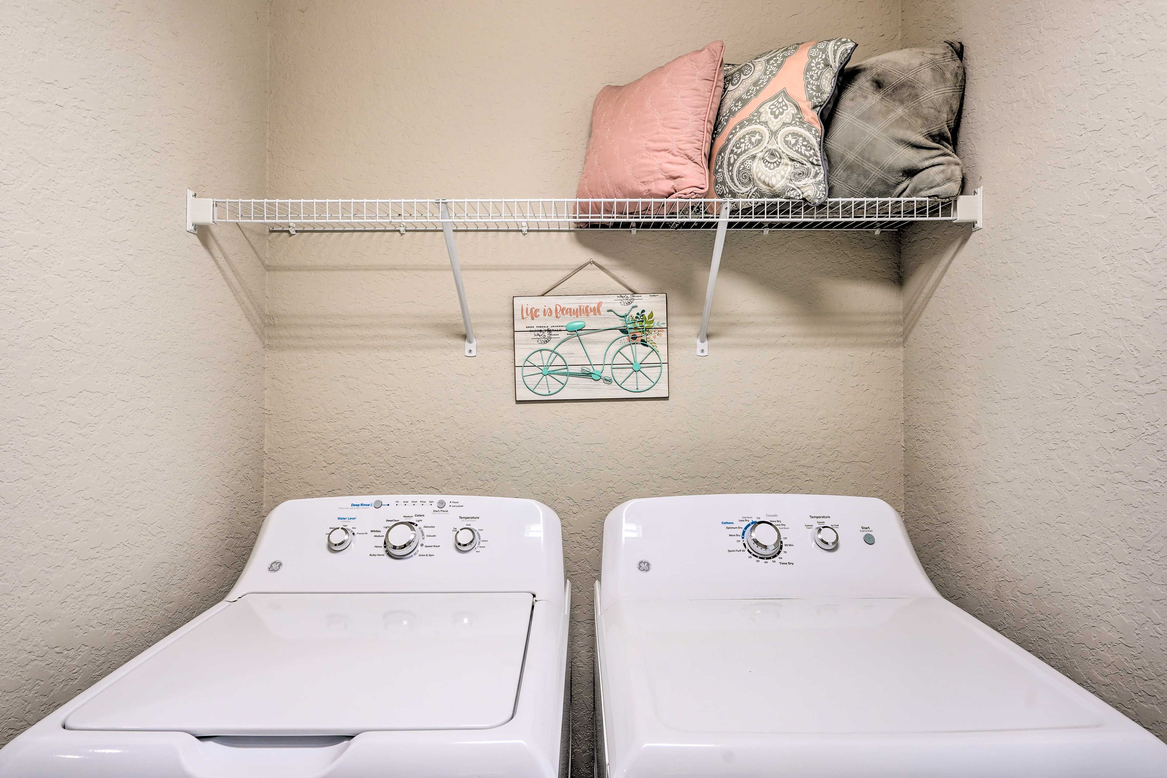 Washer & Dryer | Laundry Detergent | Iron & Board