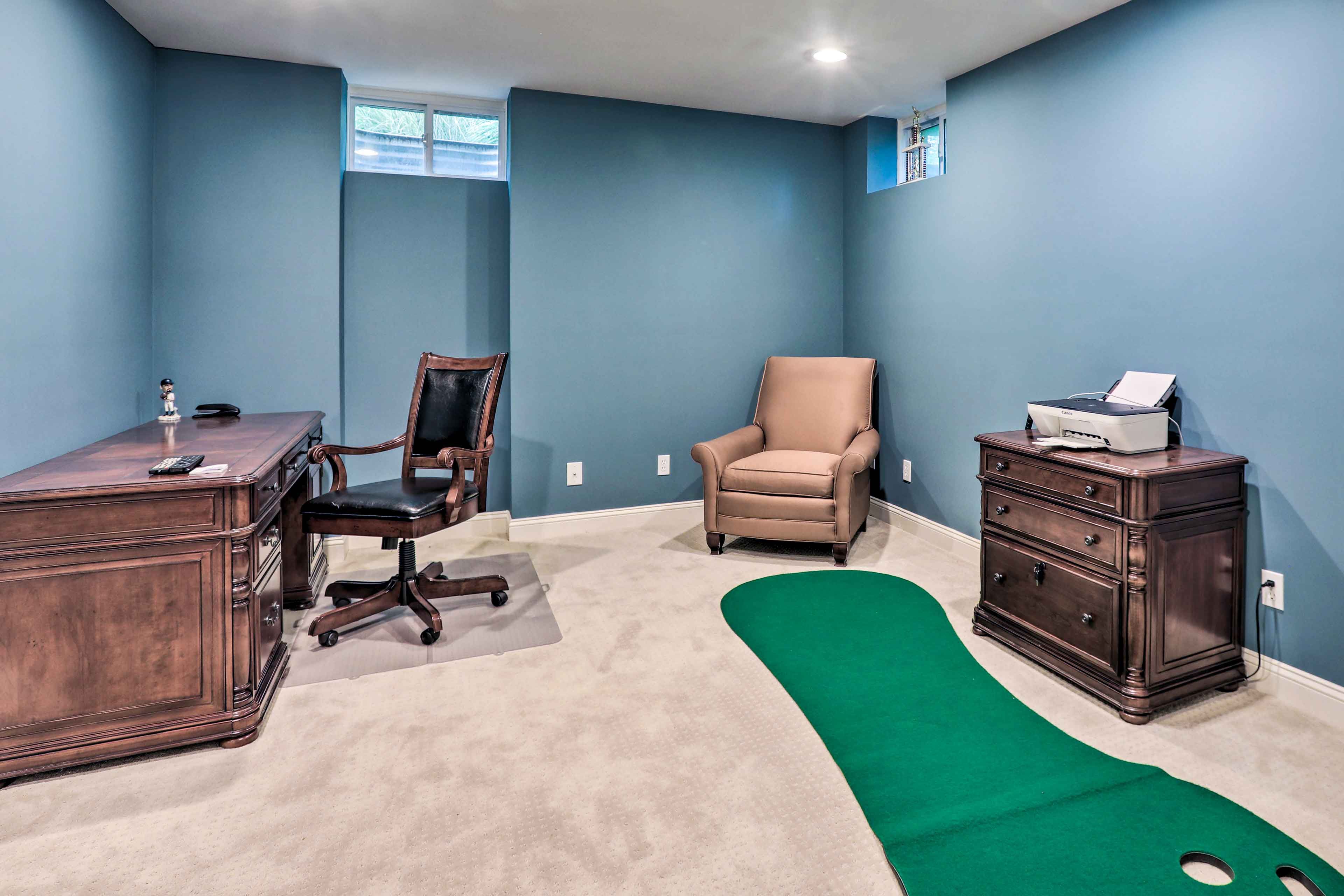 Office | Lower Level | Laptop Friendly