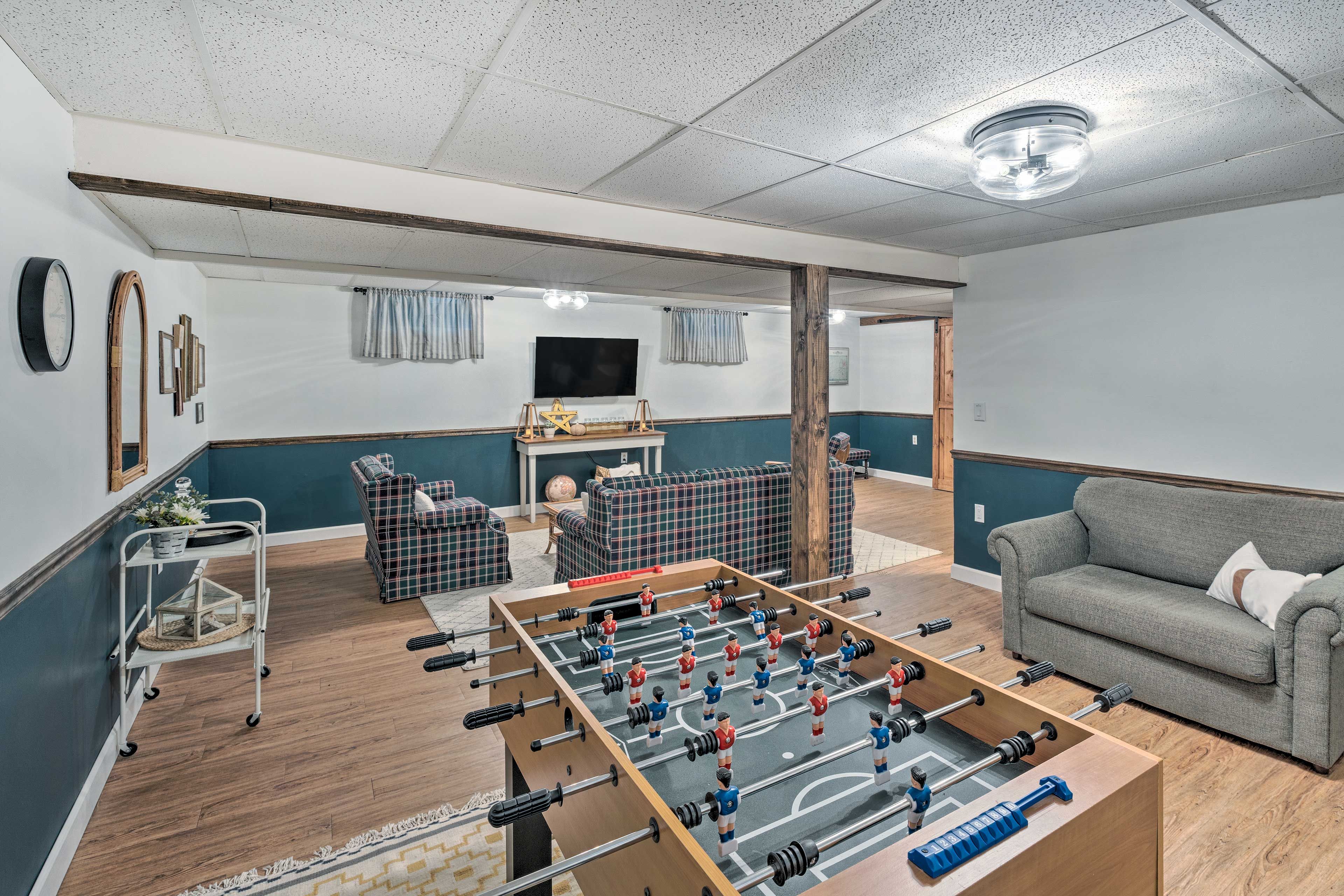 Living Room | Lower Level | Twin Sleeper Sofa | Full Sleeper Sofa | Smart TV