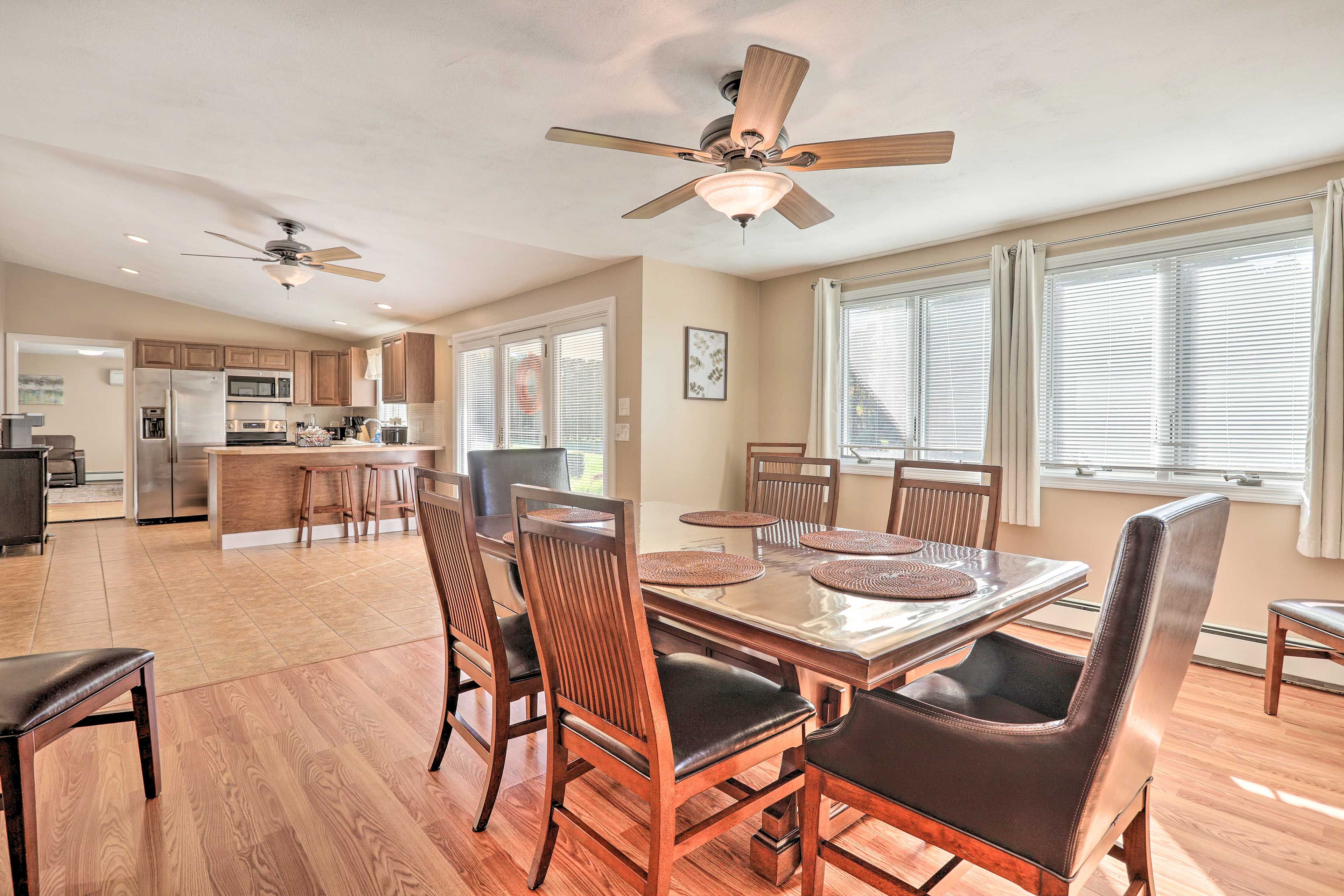Dining Room | Pet Friendly w/ Fee | Free WiFi | Smart TV in Each Bedroom