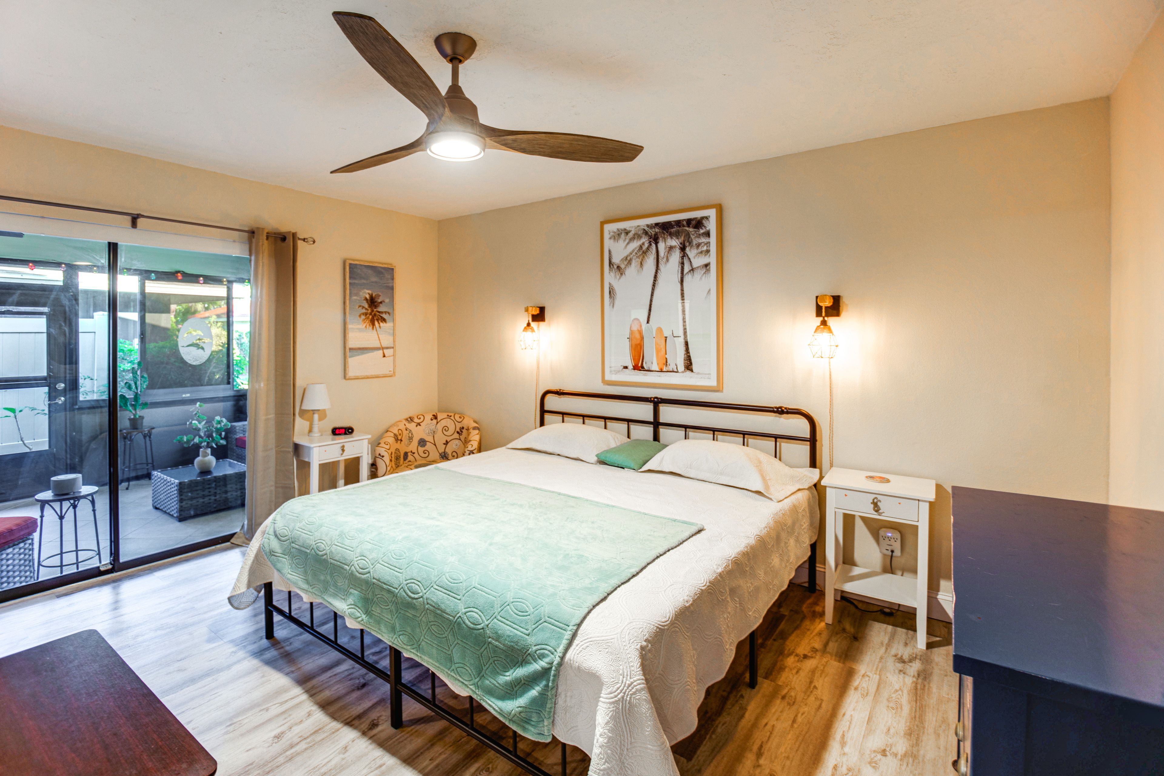 Bedroom 1 | Queen Bed | Linens Provided | Smart TV