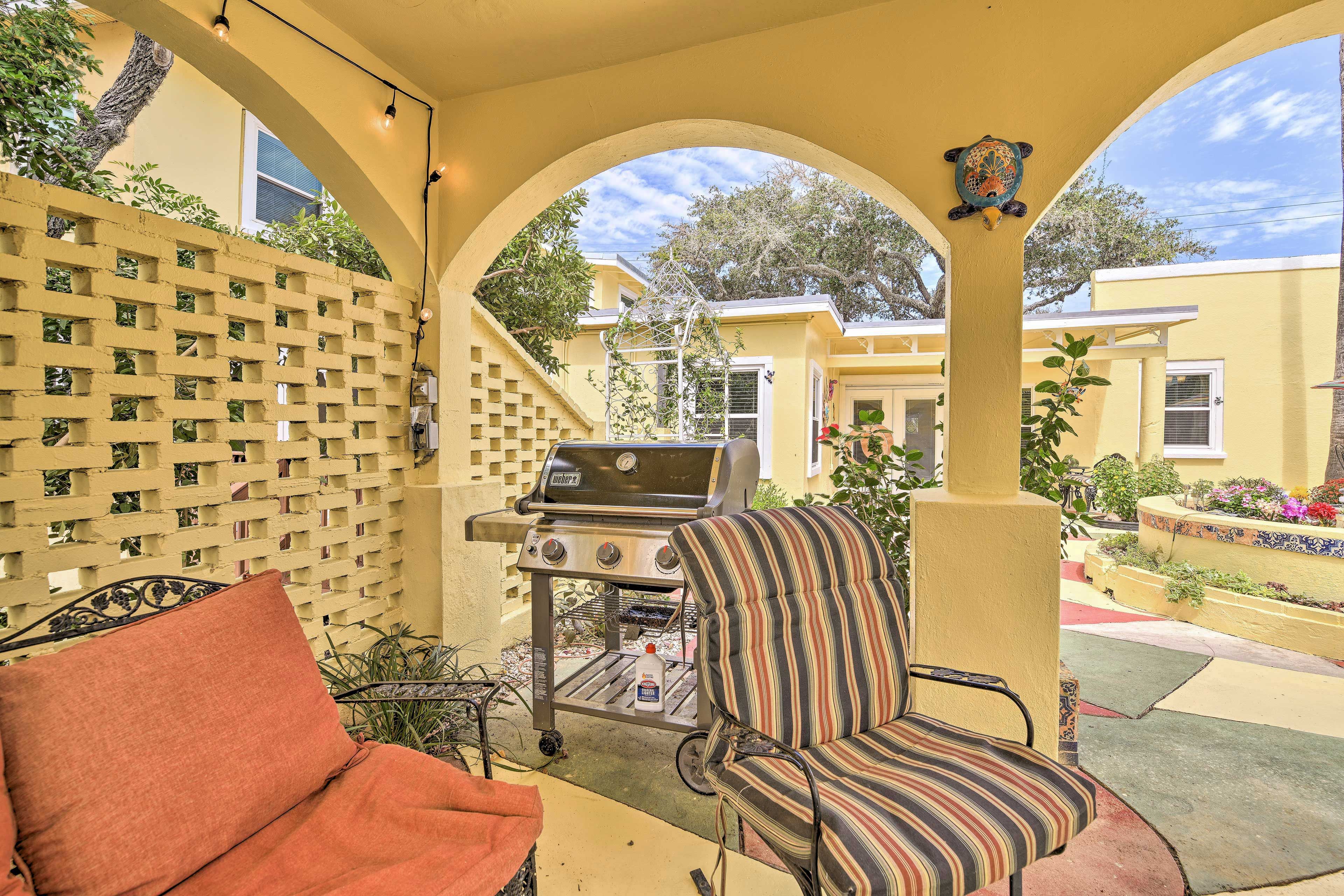 Shared Gazebo | Gas Grill (Propane Not Provided)