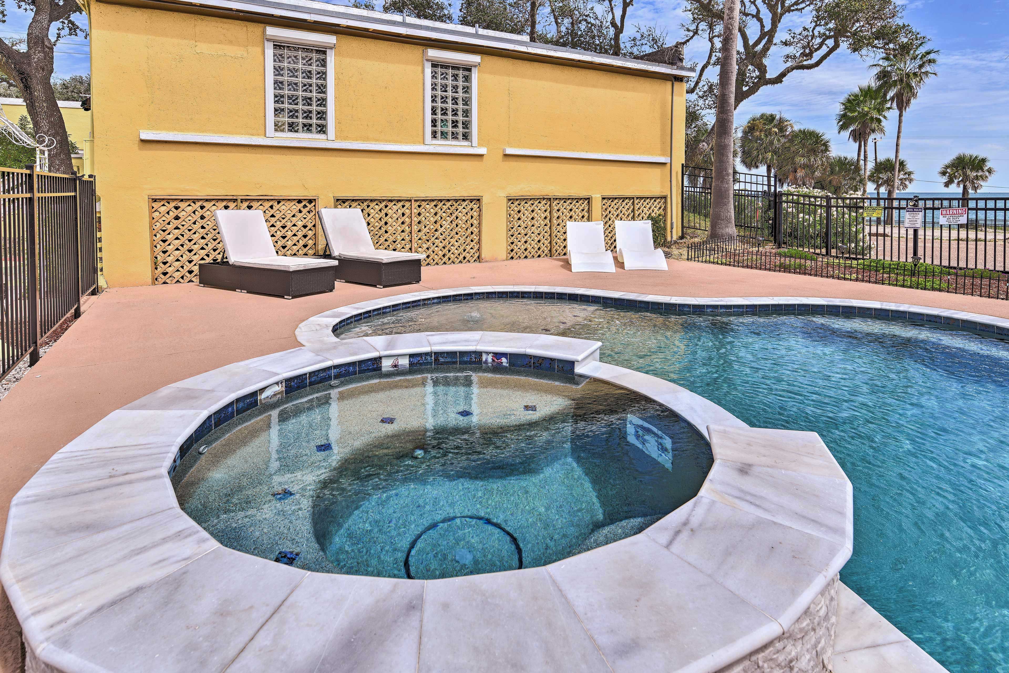 Shared Hot Tub