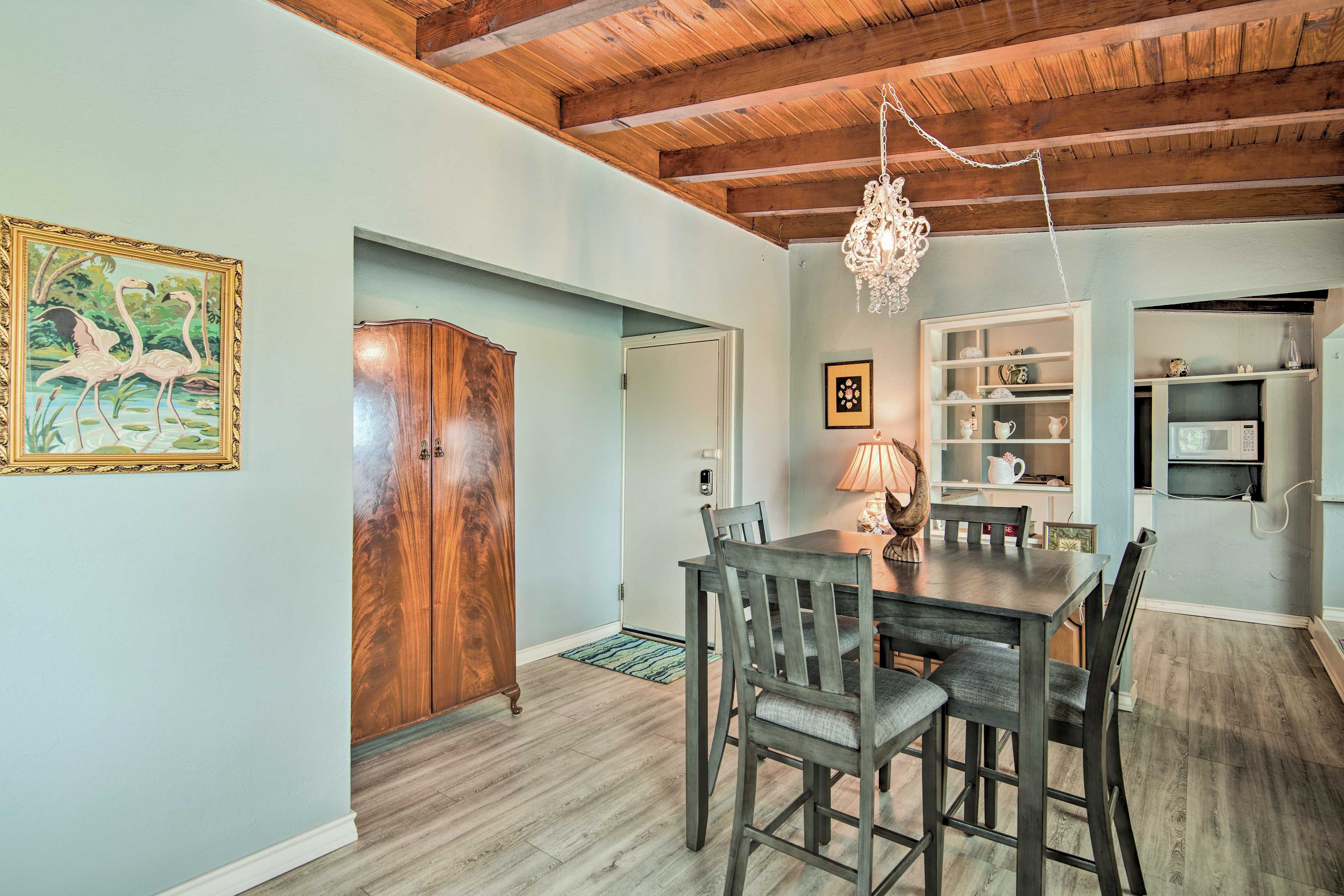 Dining Area | Dishware & Flatware Provided | Mini-Splits A/C | Electric Heating