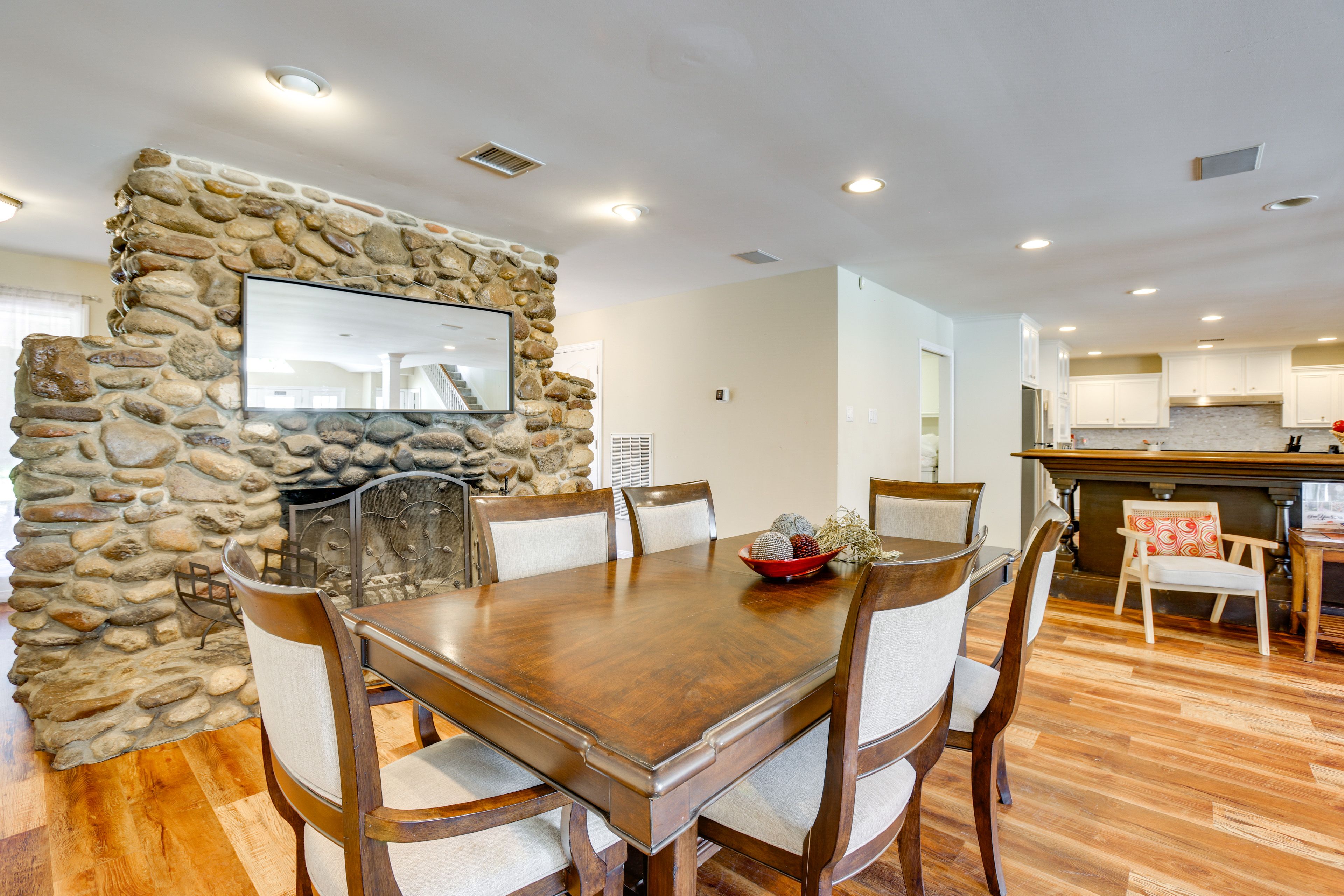 Dining Area | Dishware & Flatware | 1st Floor