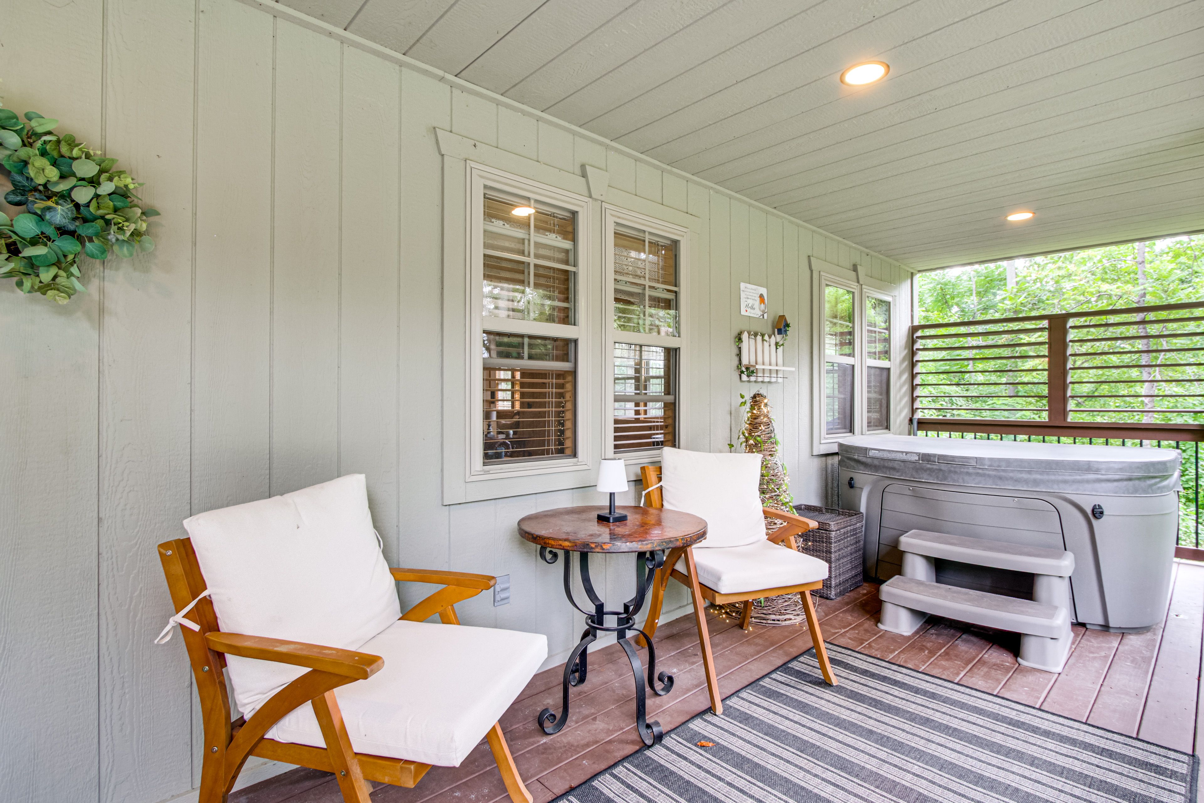 Covered Deck | Hot Tub | Private Home Entrance