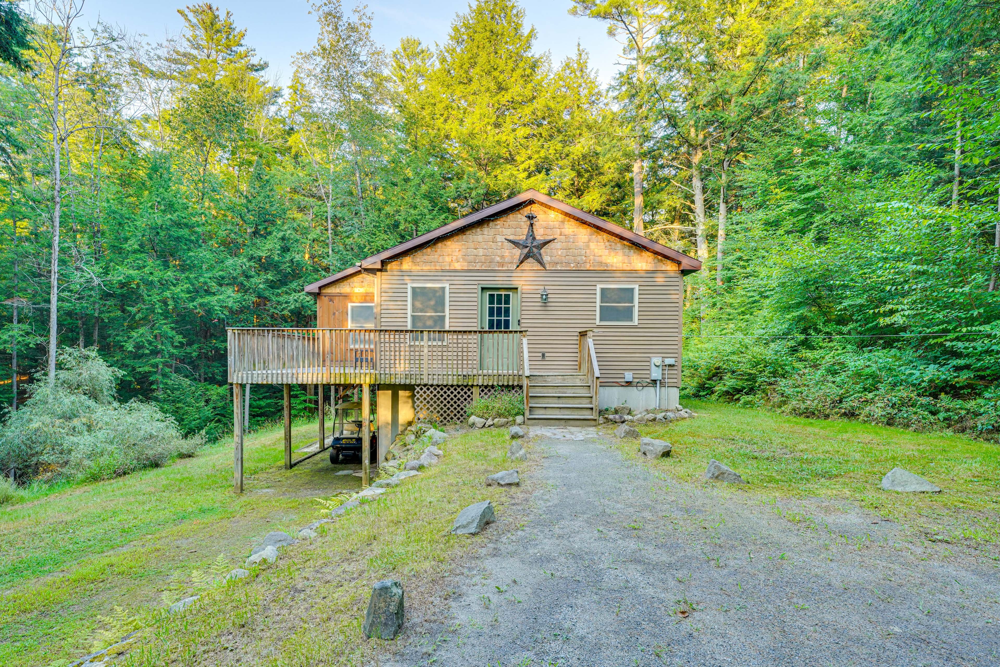 Brant Lake Vacation Rental | 4BR | 2BA | 3 Steps to Enter | 1,600 Sq Ft