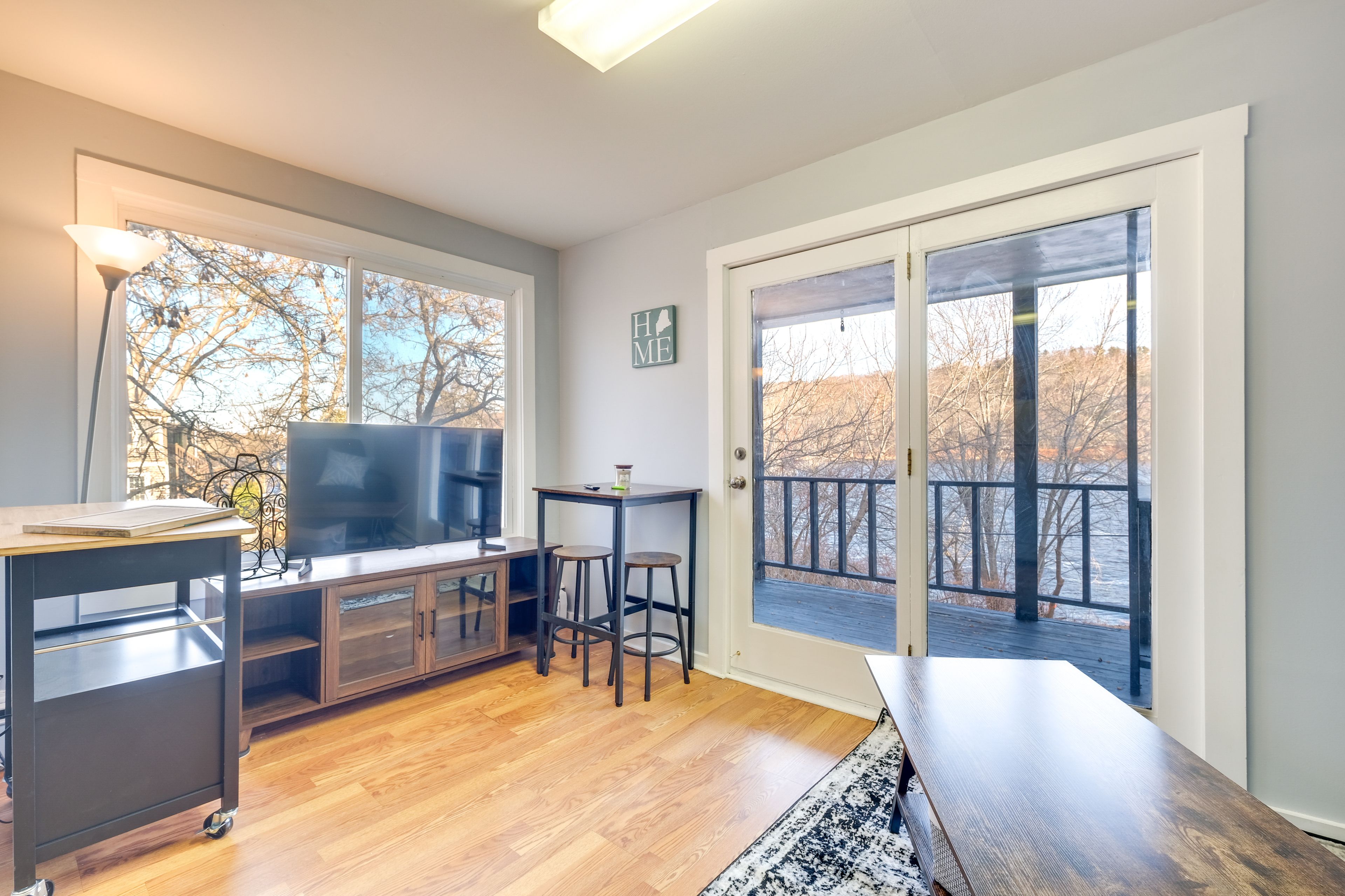 Hallowell Vacation Rental | 1BR | 1BA | 450 Sq Ft | Stairs Required