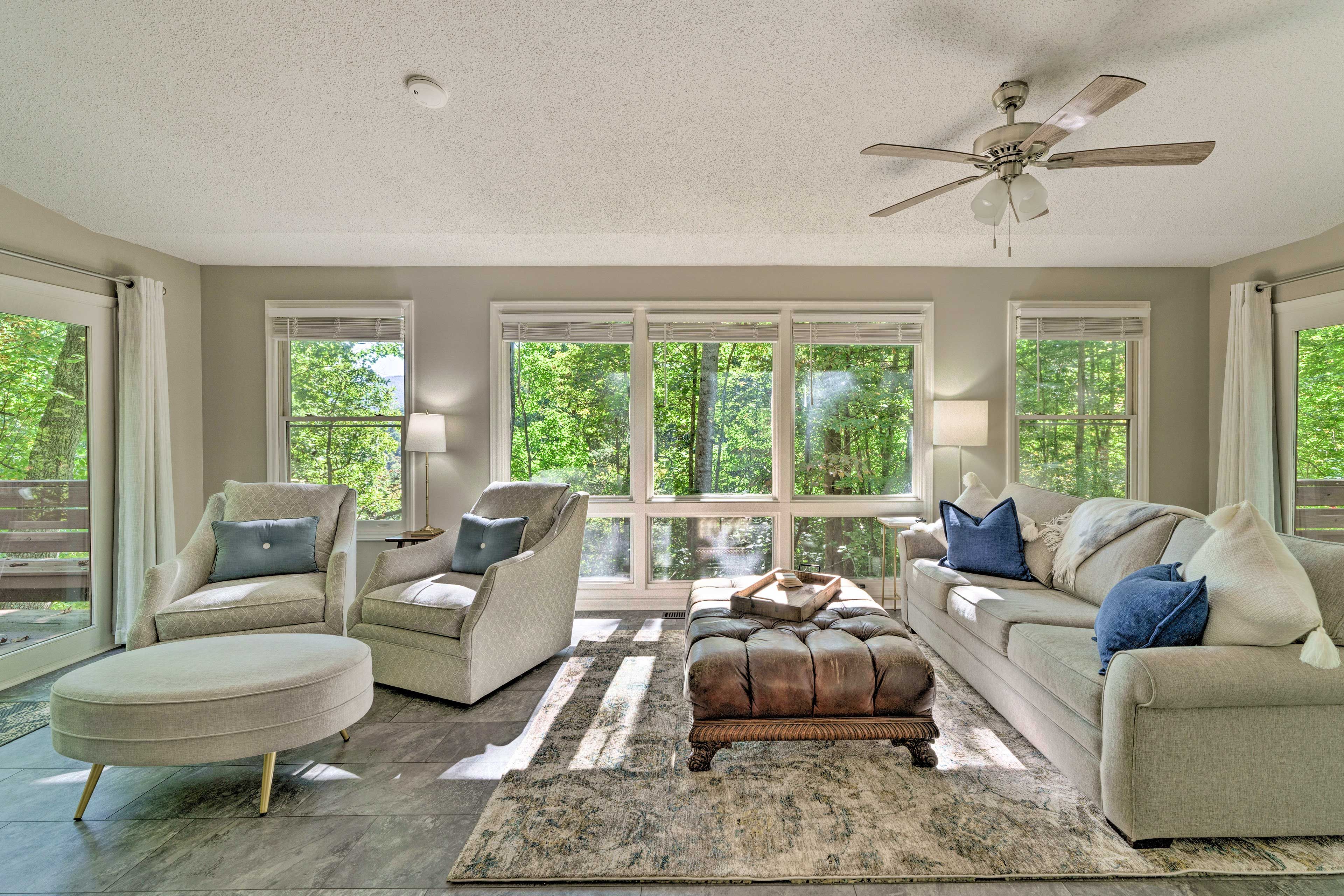 Moravian Falls Vacation Rental | 2BR | 1BA | Stairs Required | 1,100 Sq Ft
