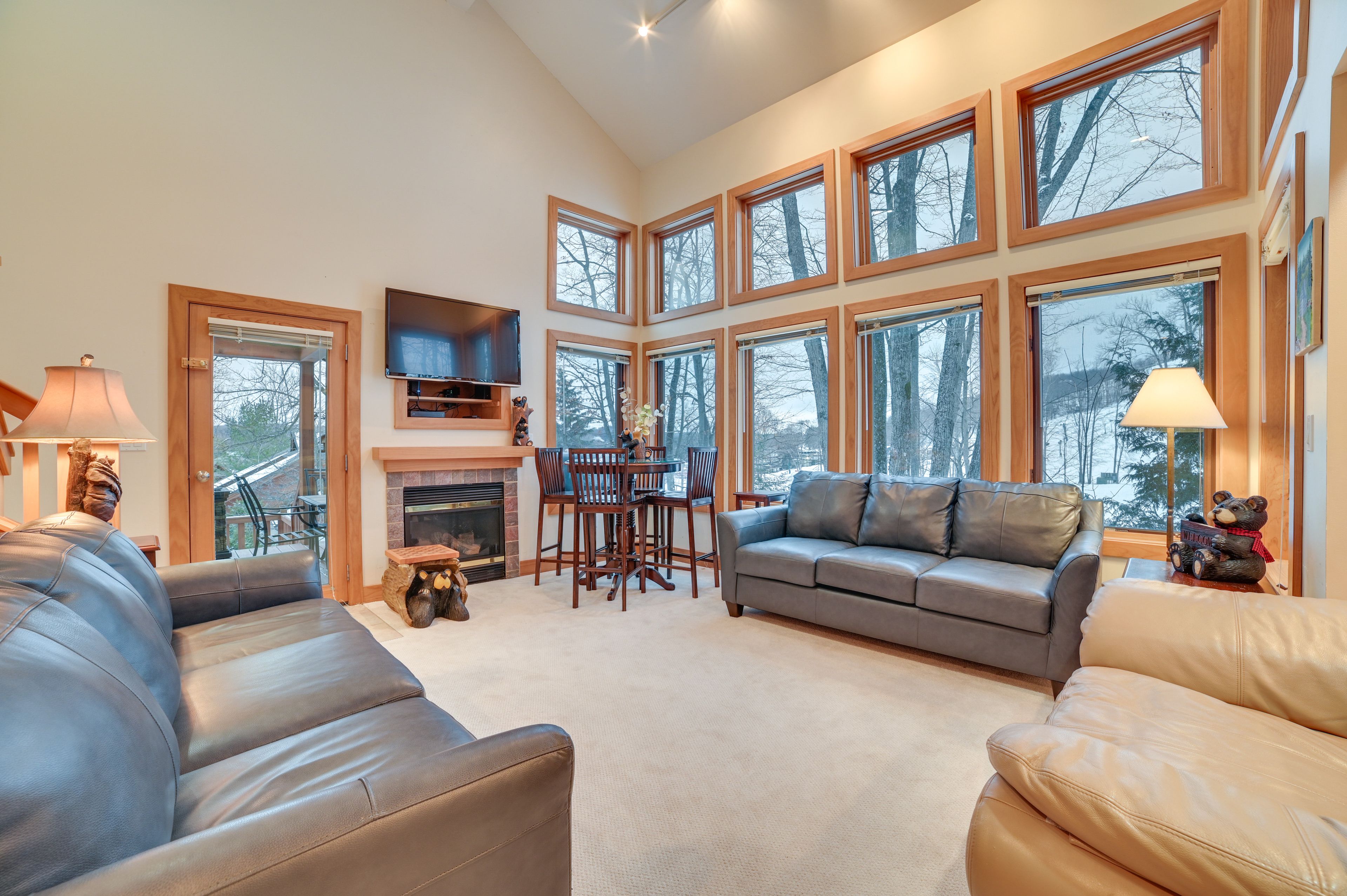 Boyne Falls Vacation Rental | 2BR | 3BA | Stairs Required | 1,380 Sq Ft