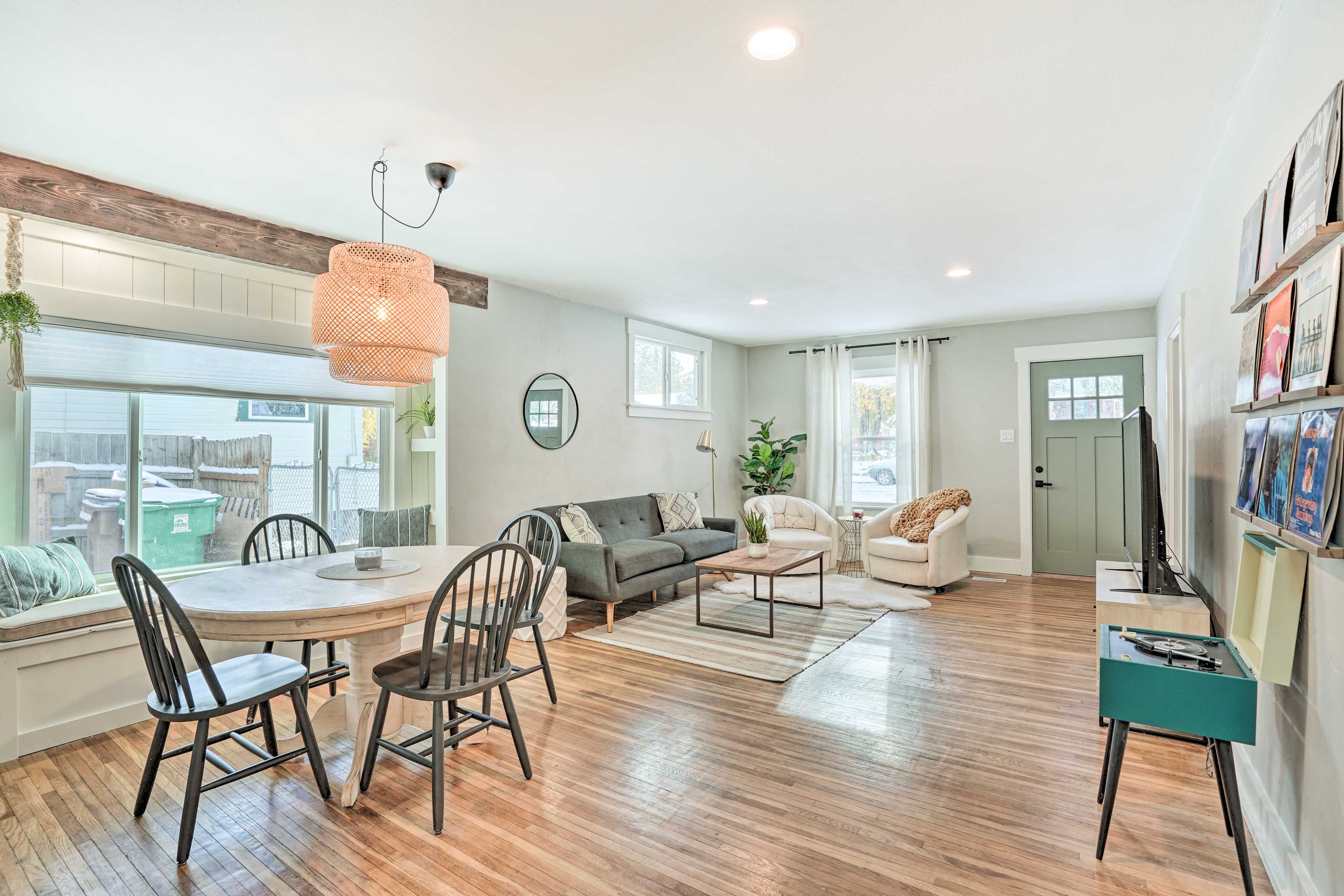 Spokane Vacation Rental | 3BR | 2BA | 1,600 Sq Ft | Stairs Required for Access