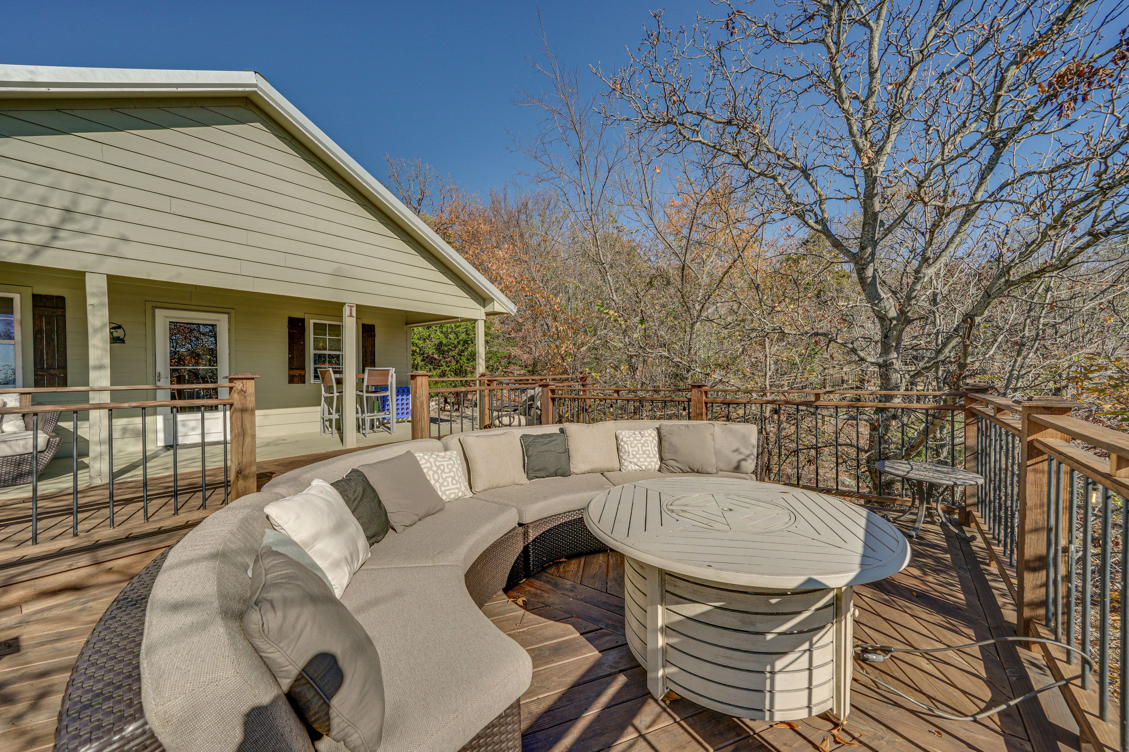 Tuskahoma Vacation Rental | 2BR | 1BA | Step-Free Access | 650 Sq Ft