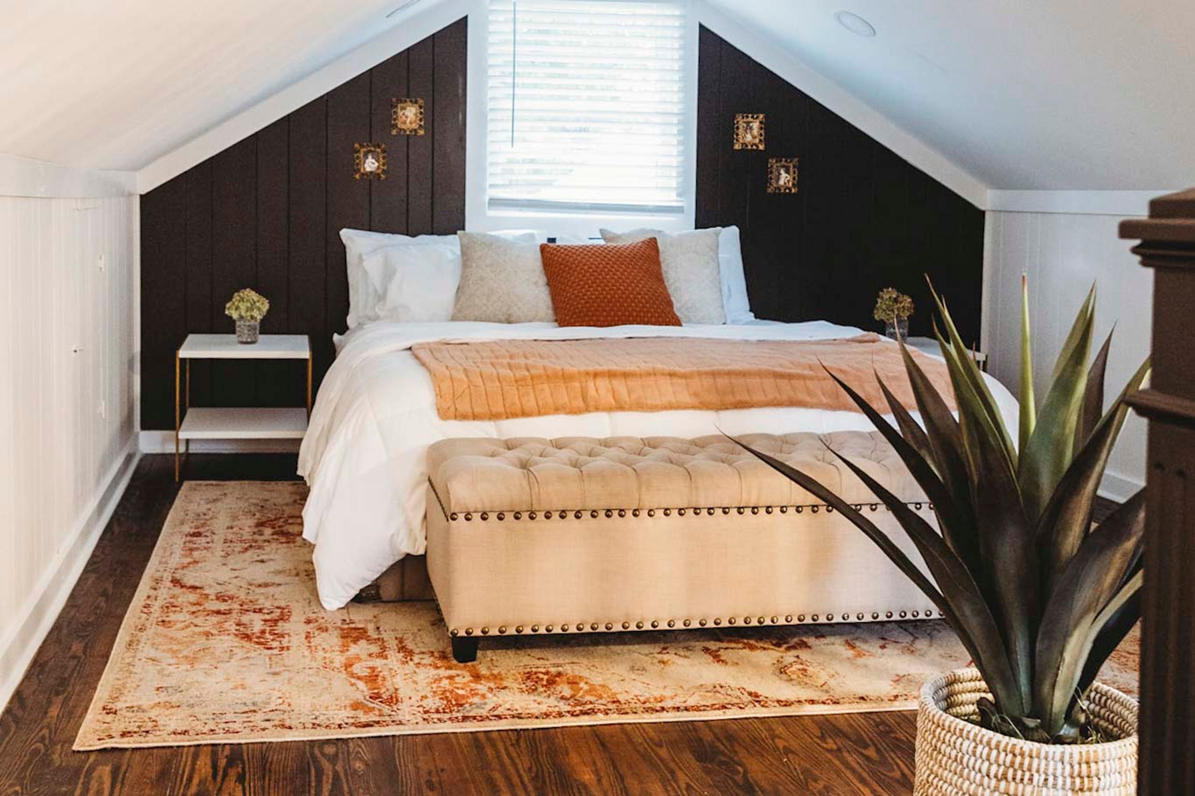 Bedroom 3 (Loft) | Stairs Required | Queen Bed | Smart TV