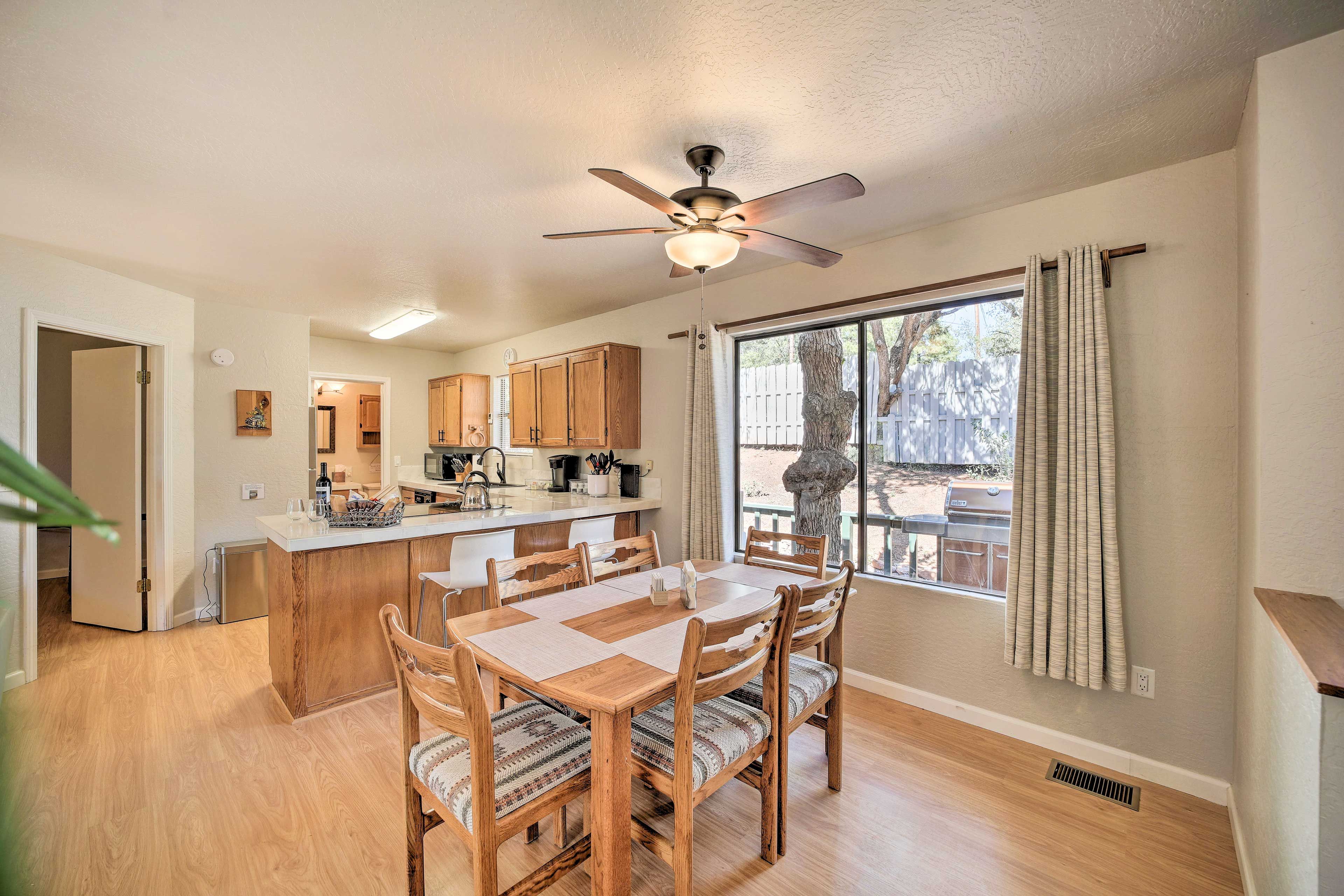 Kitchen & Dining Area | Keyless Entry