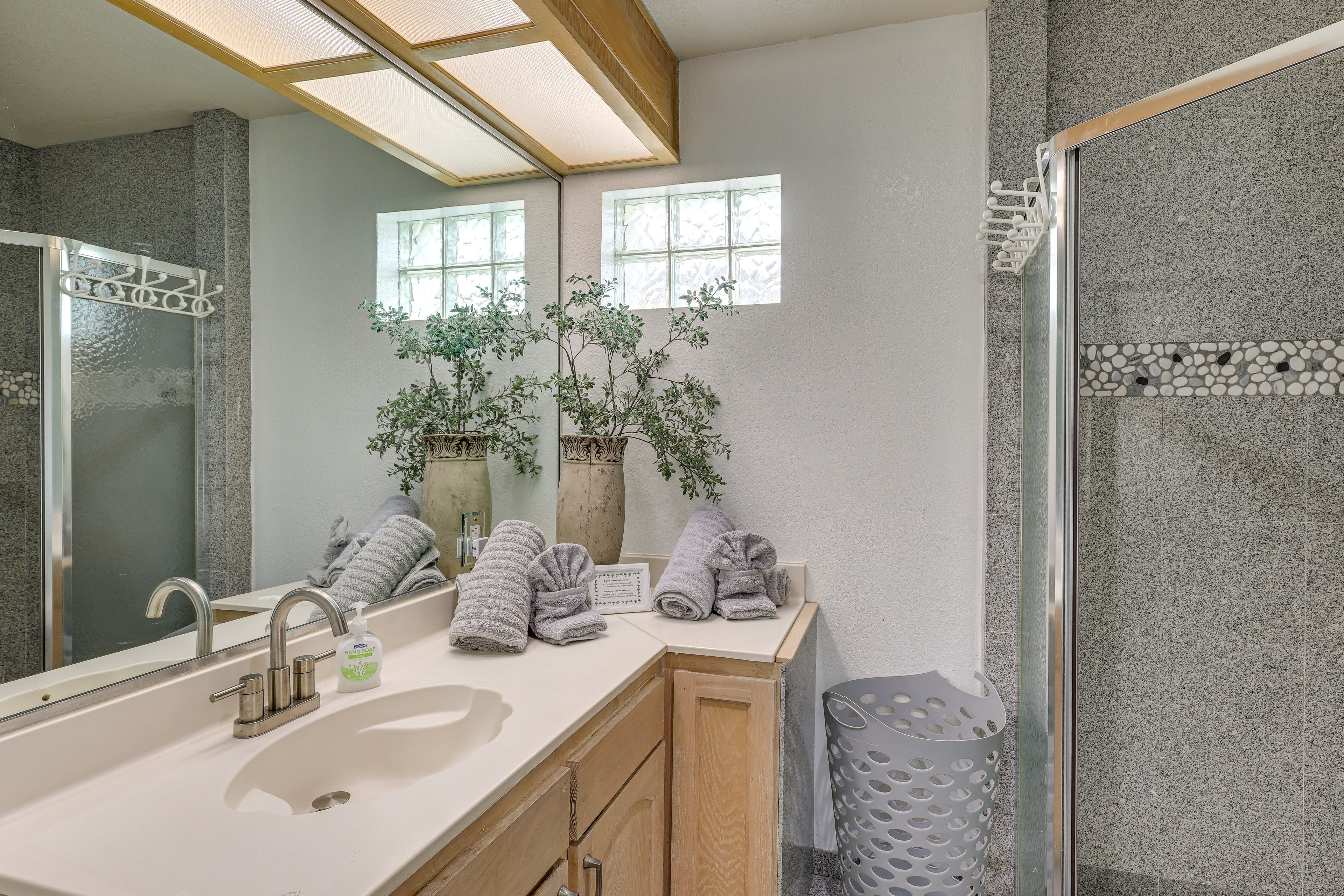 Full Bathroom | Walk-In Shower | Complimentary Toiletries