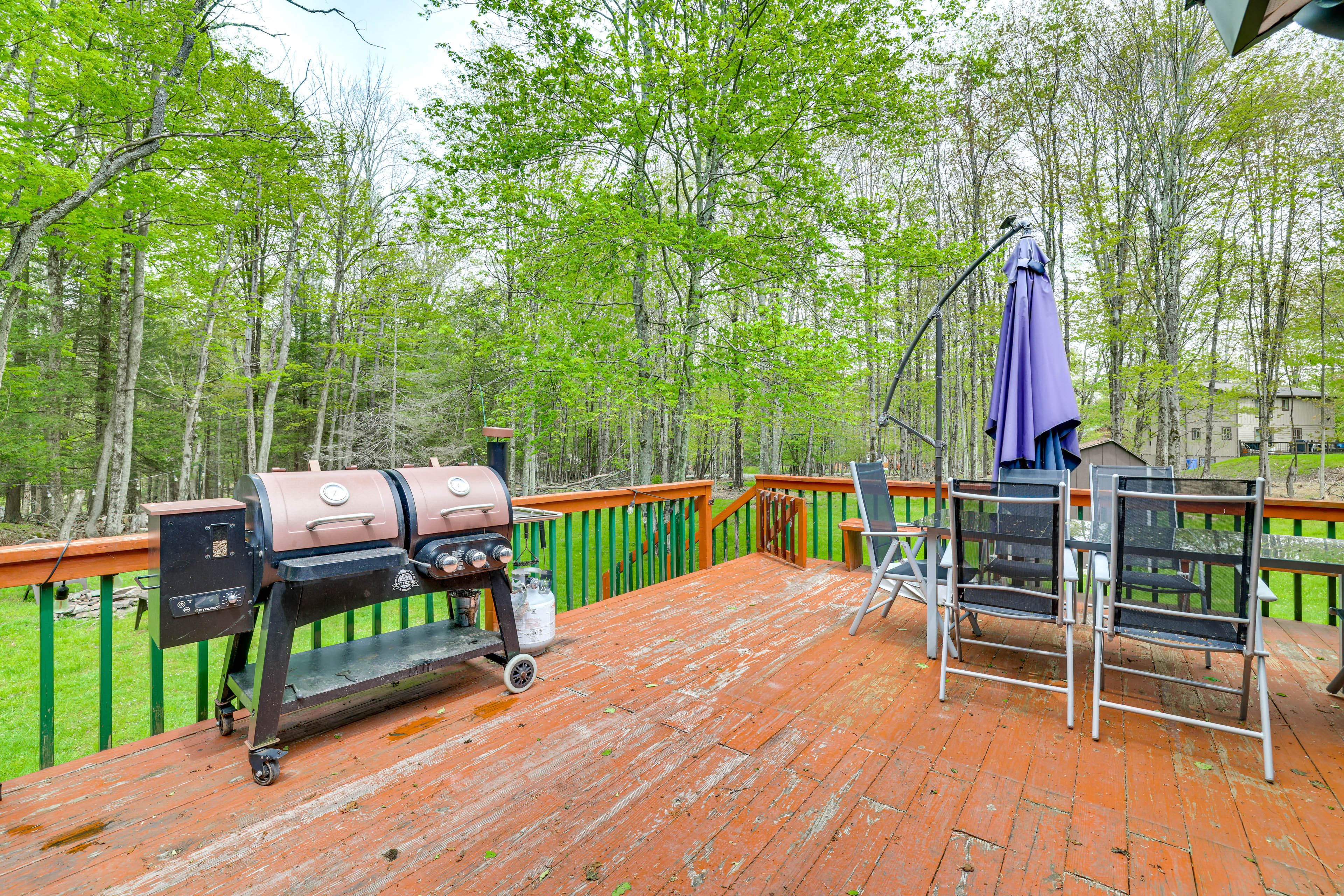 Furnished Deck | Gas Grill