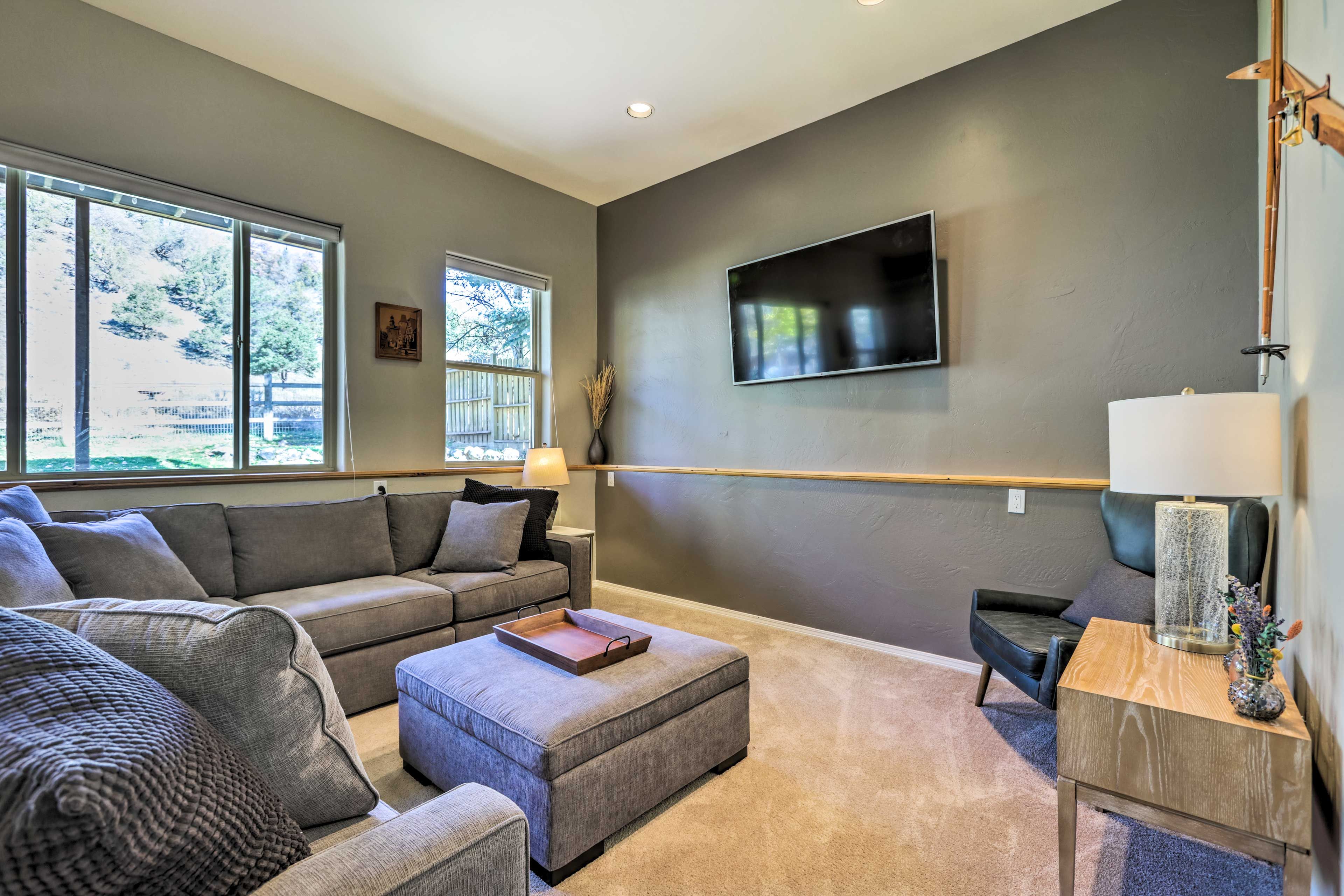 Living Room | 1st Floor | Smart TV | Ceiling Fans