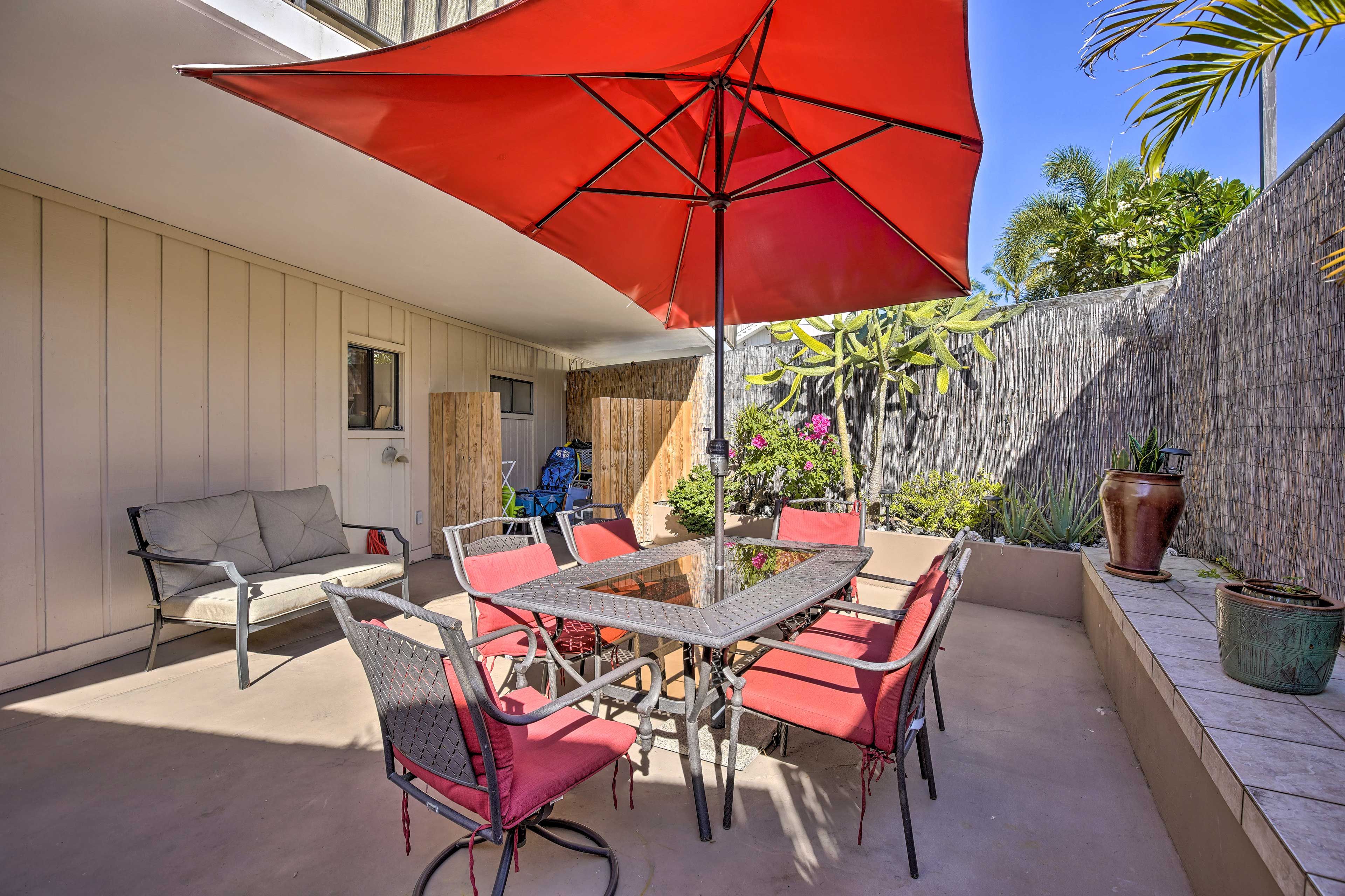 Private Patio | Outdoor Dining Area