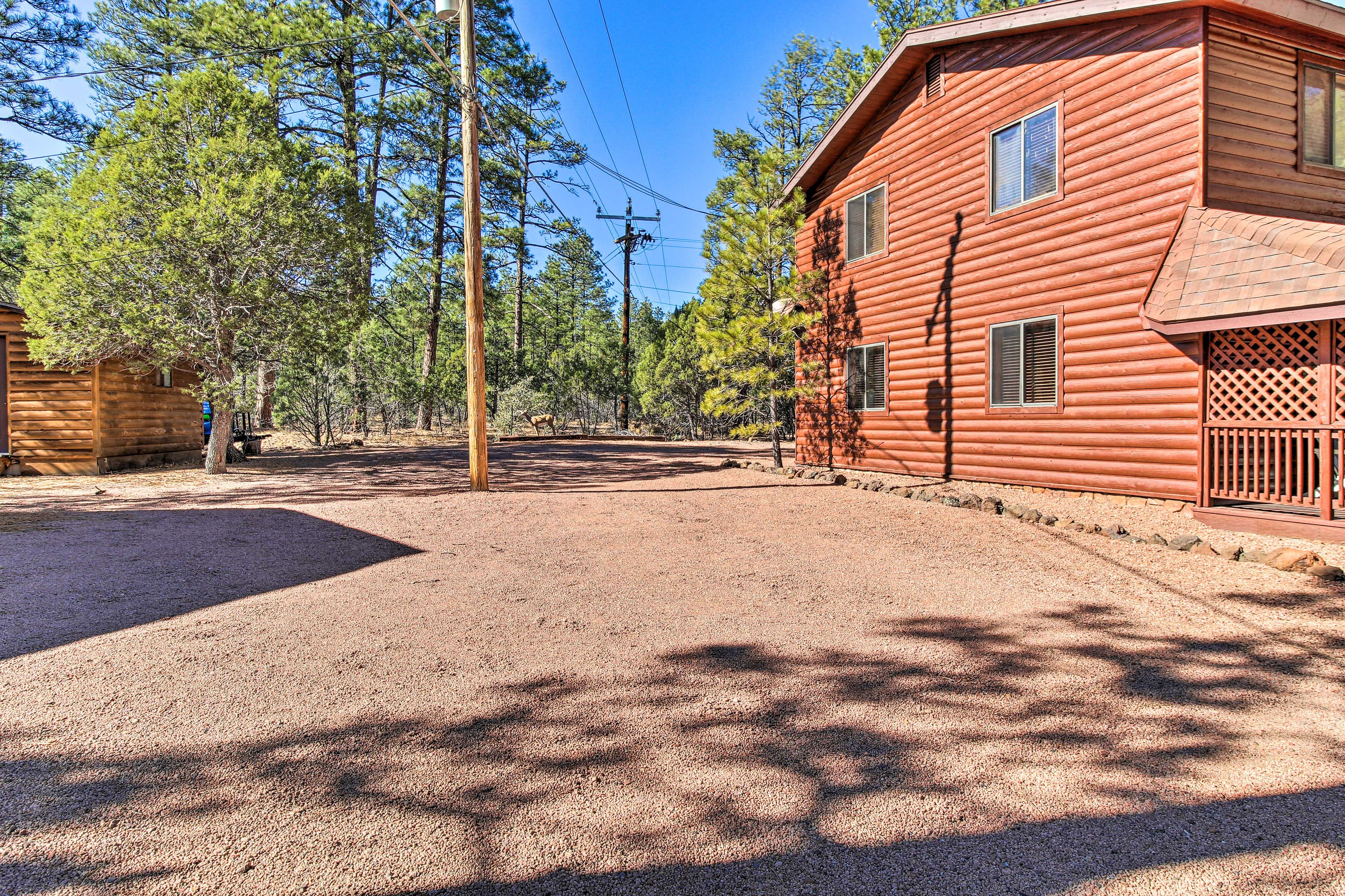 Parking Area | 3 Exterior Security Cameras