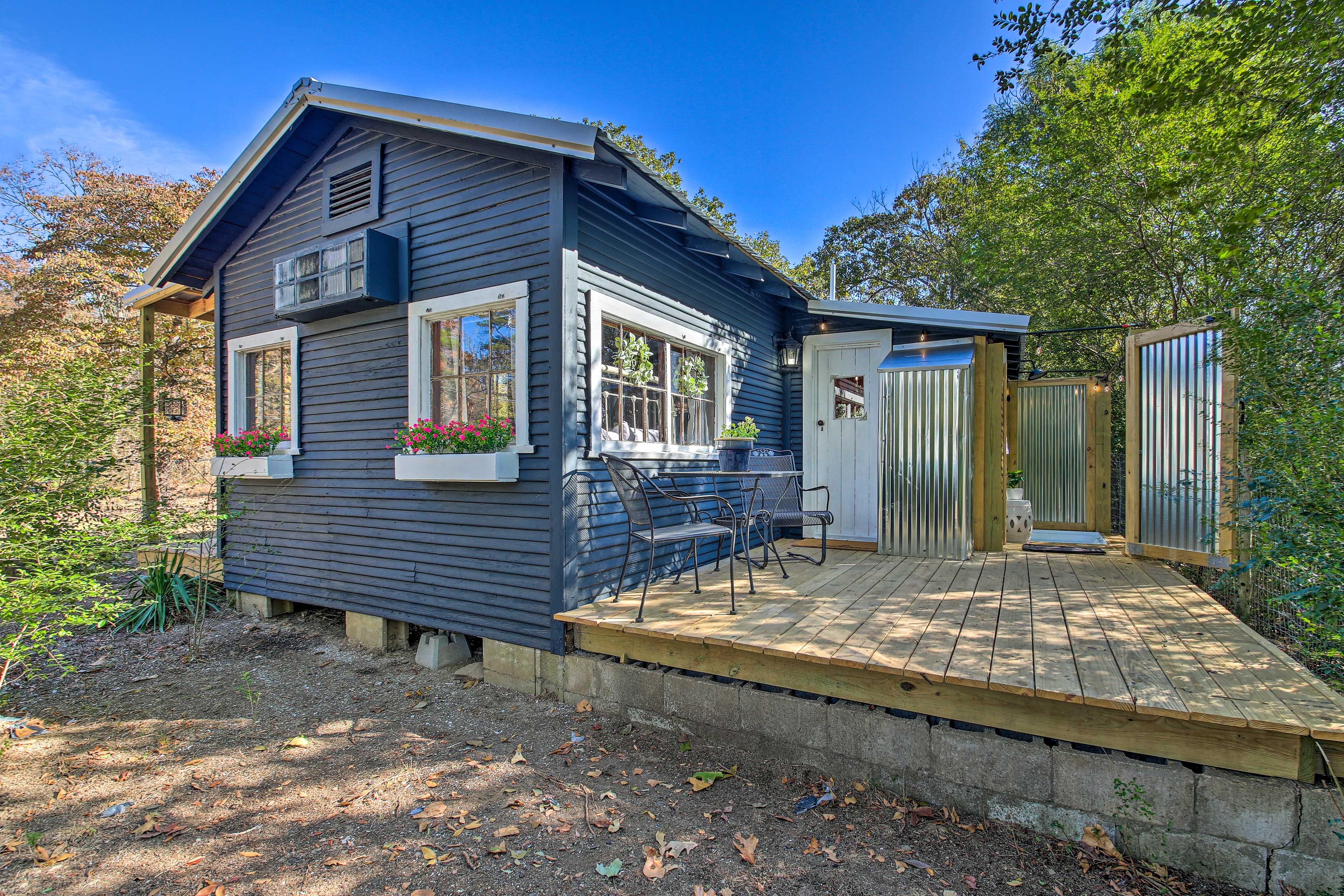 Back Deck | Single-Story Home | Bistro Table & Chairs