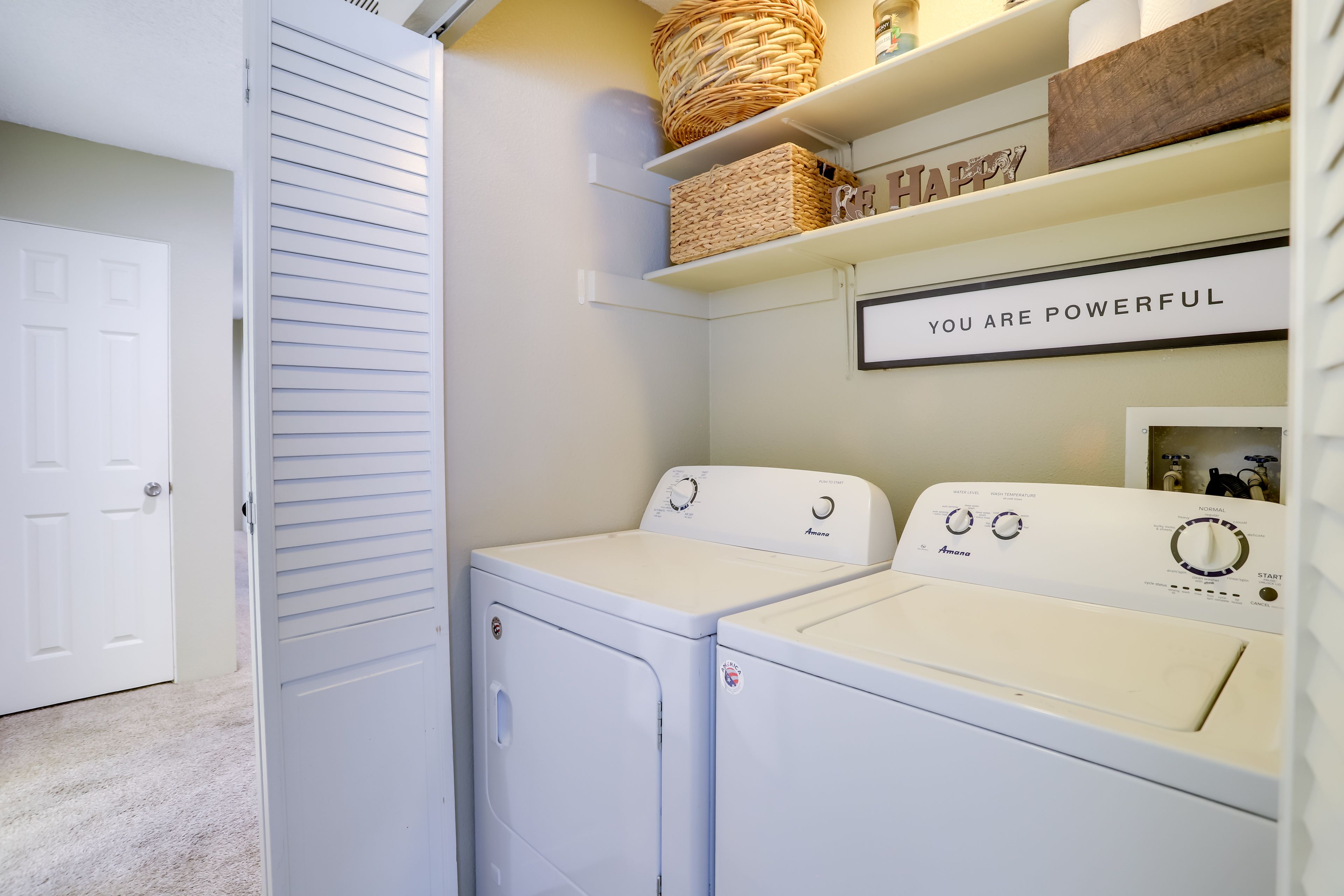 Laundry Area | Detergent Provided
