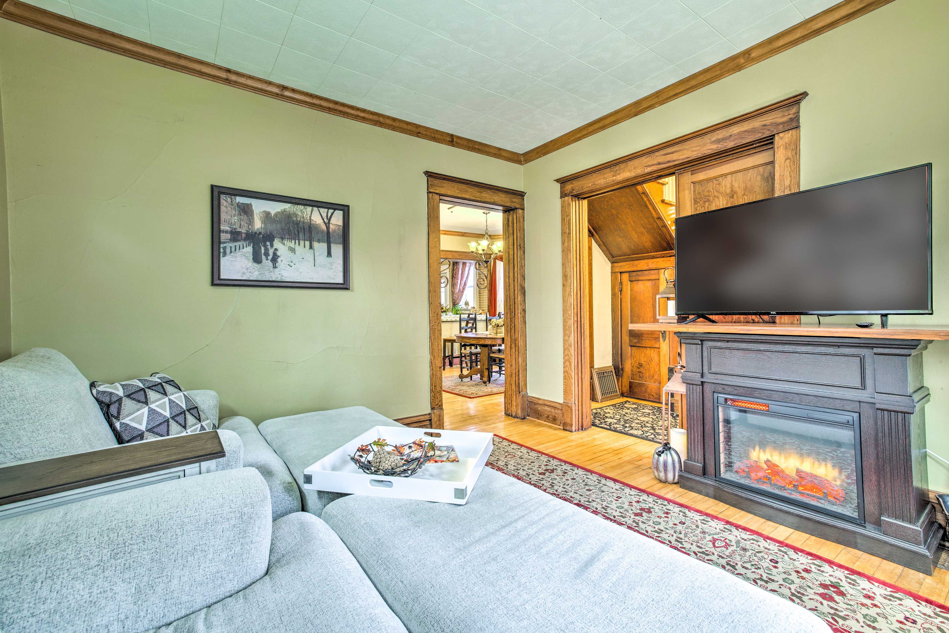 Osseo Vacation Rental | 2BR | 1.5BA | Stairs Required | 1,250 Sq Ft