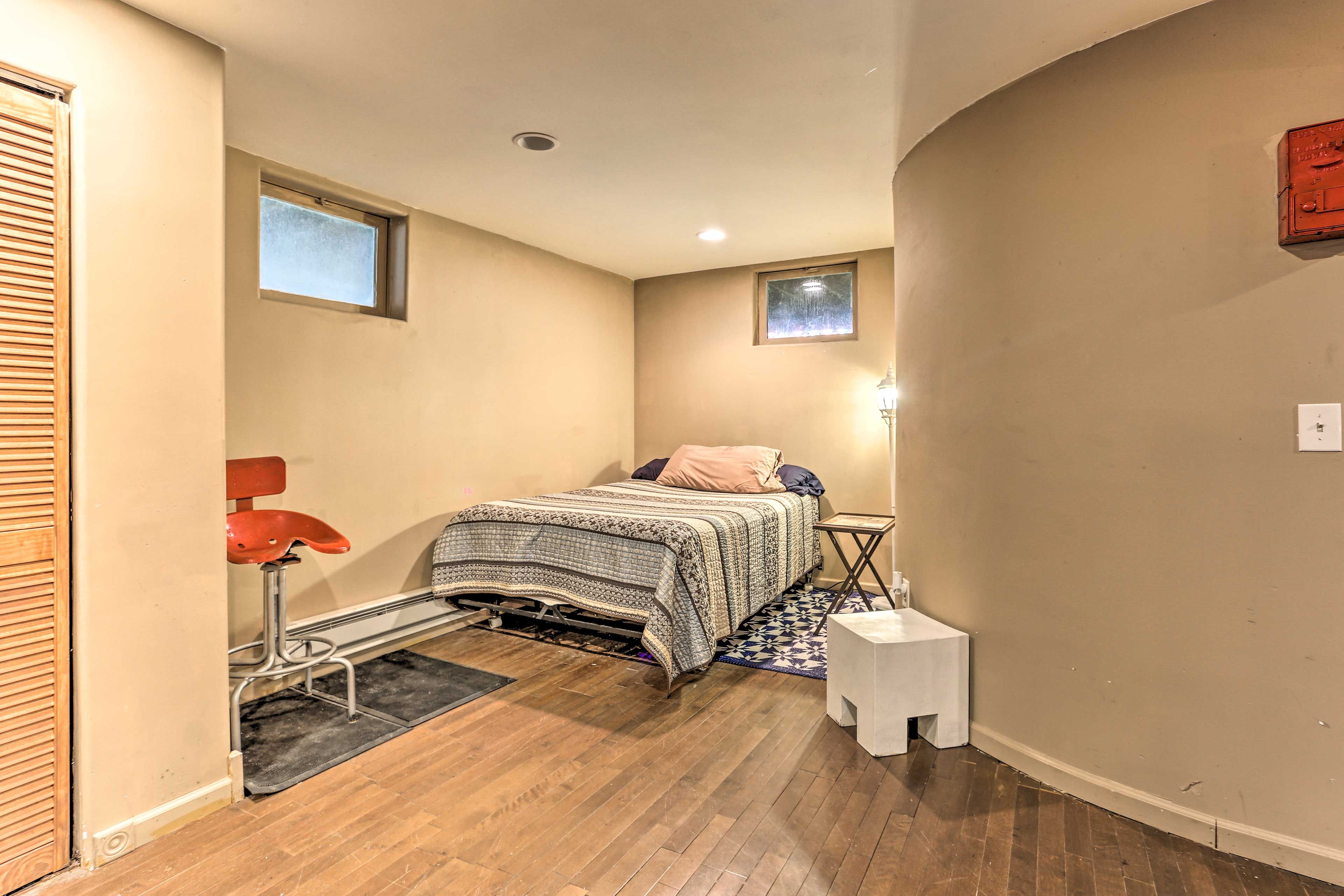 Basement Sleeping Area | Full Bed