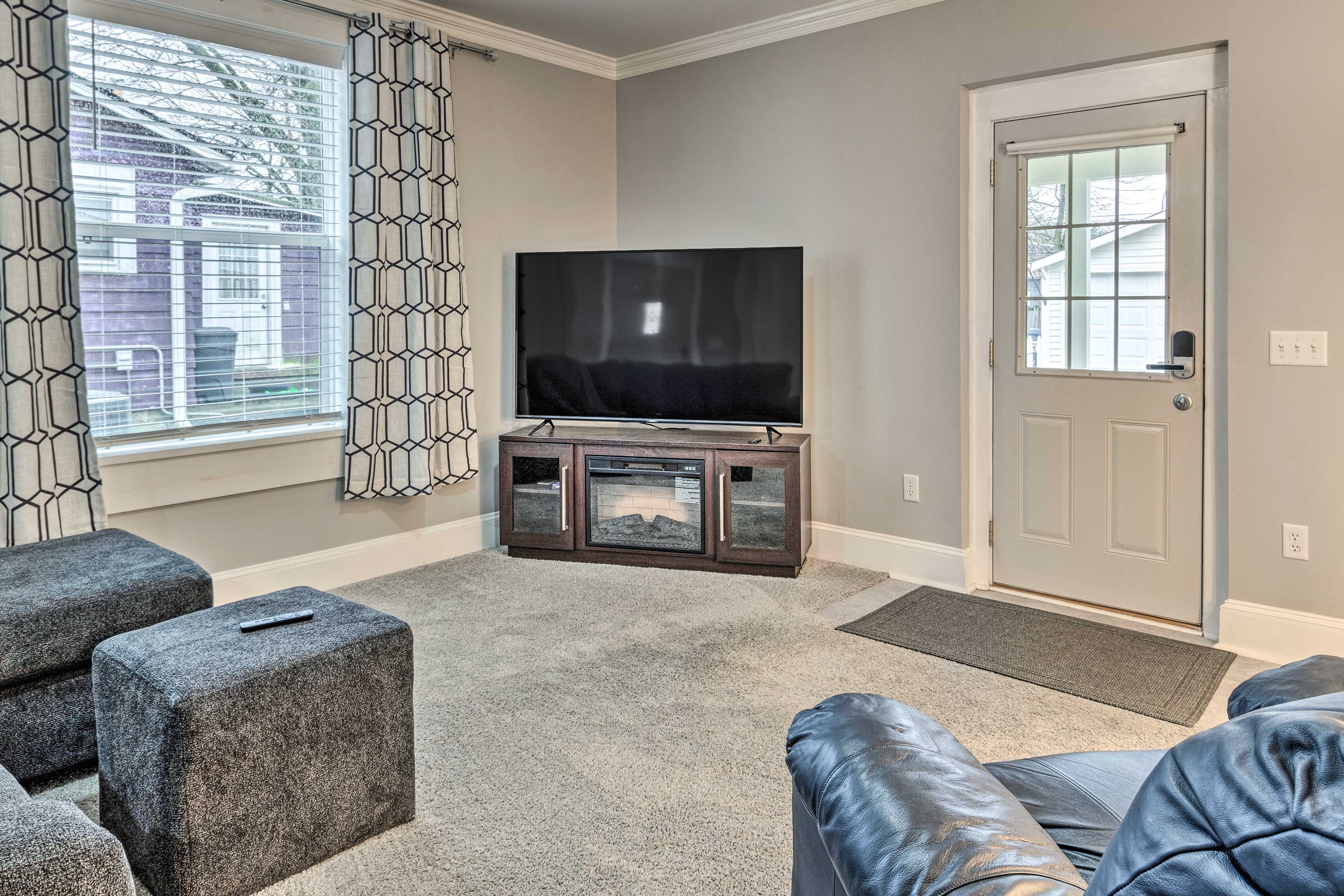 Living Area | Queen Air Mattress | Pack 'n Play