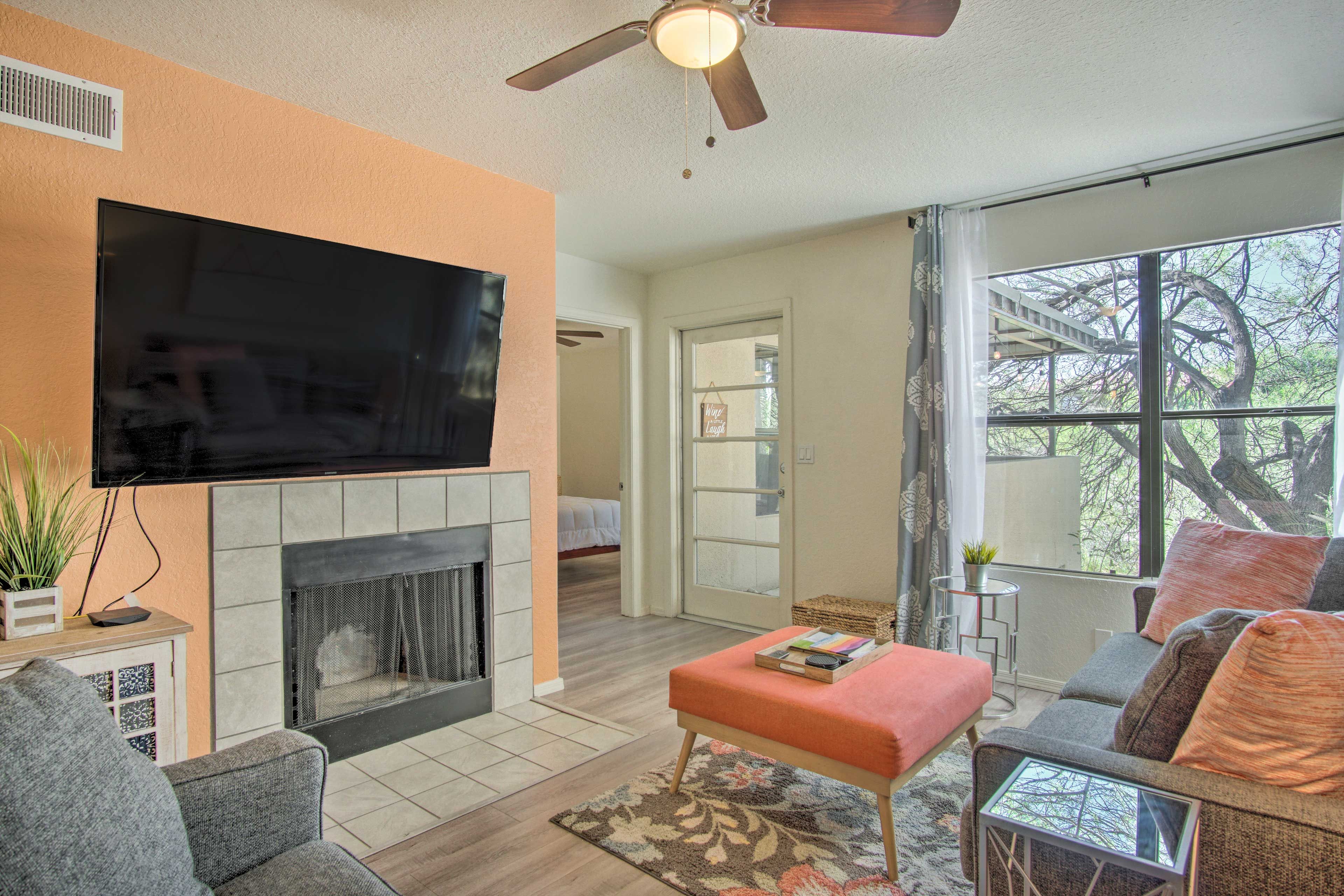 Tucson Vacation Rental | 2BR | 2BA | 947 Sq Ft | 1 Step Required for Access