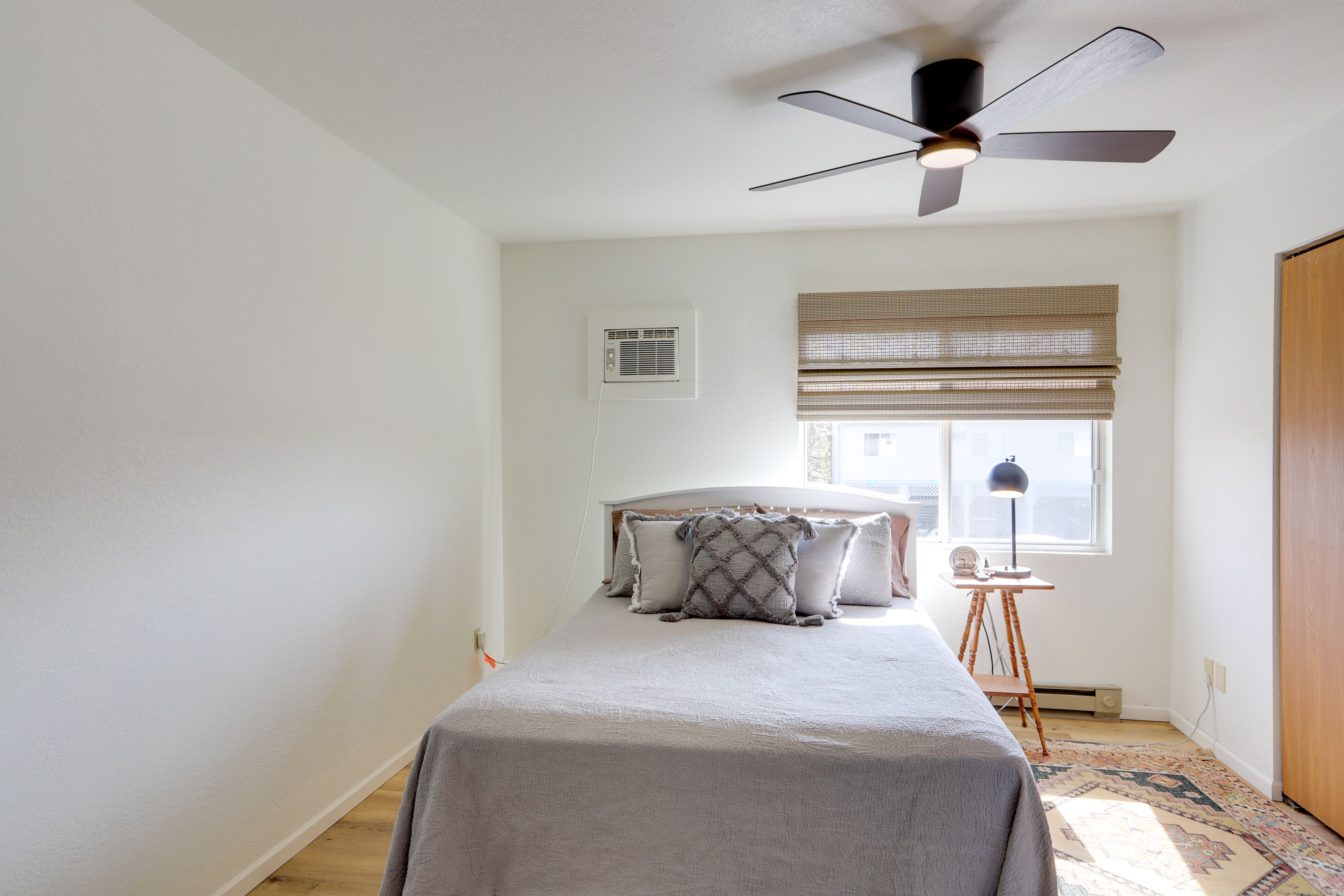 Bedroom | Queen Bed | In-Unit Laundry