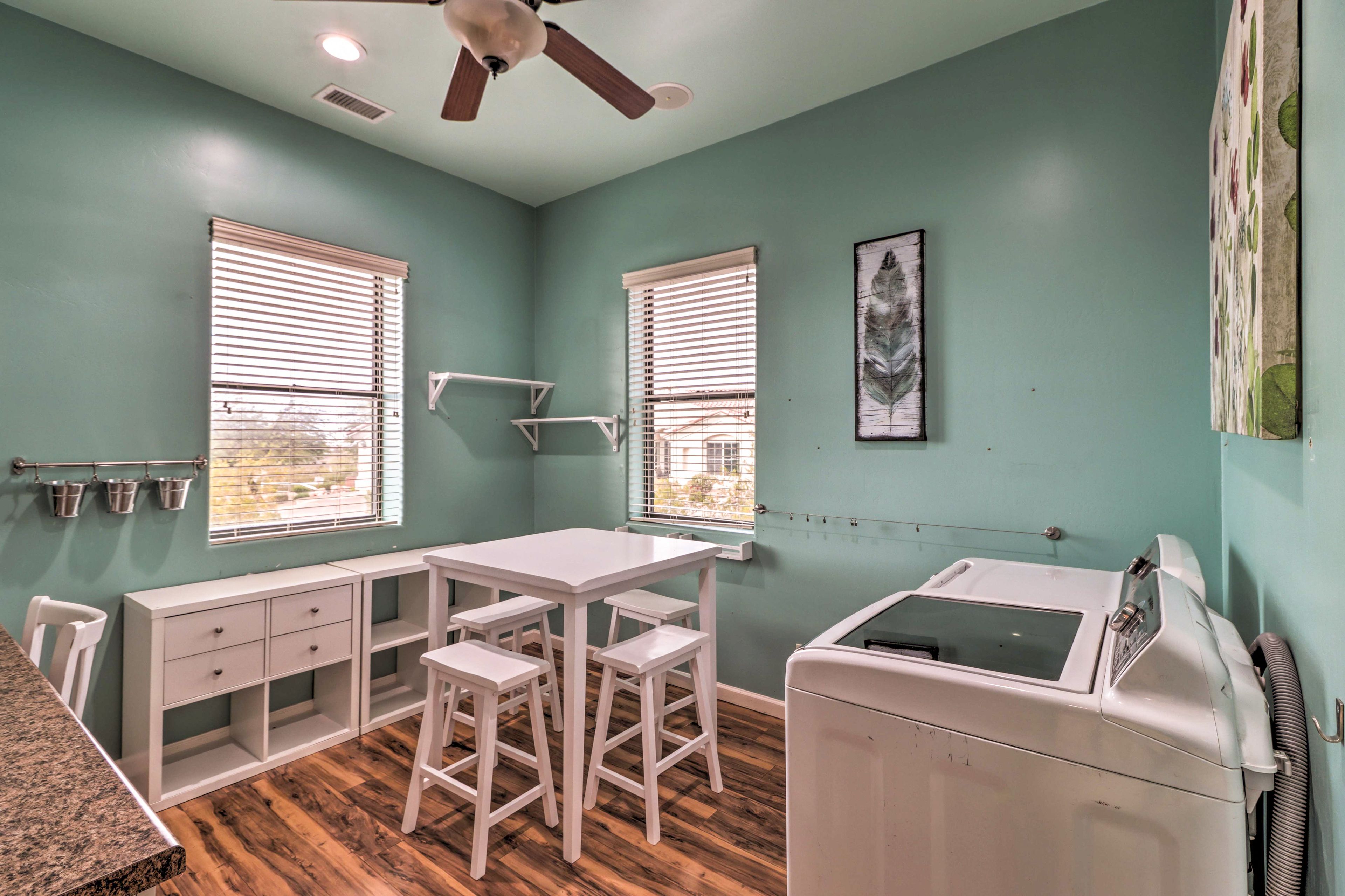 In-Unit Laundry | 1st Floor | Access via Bedroom 1