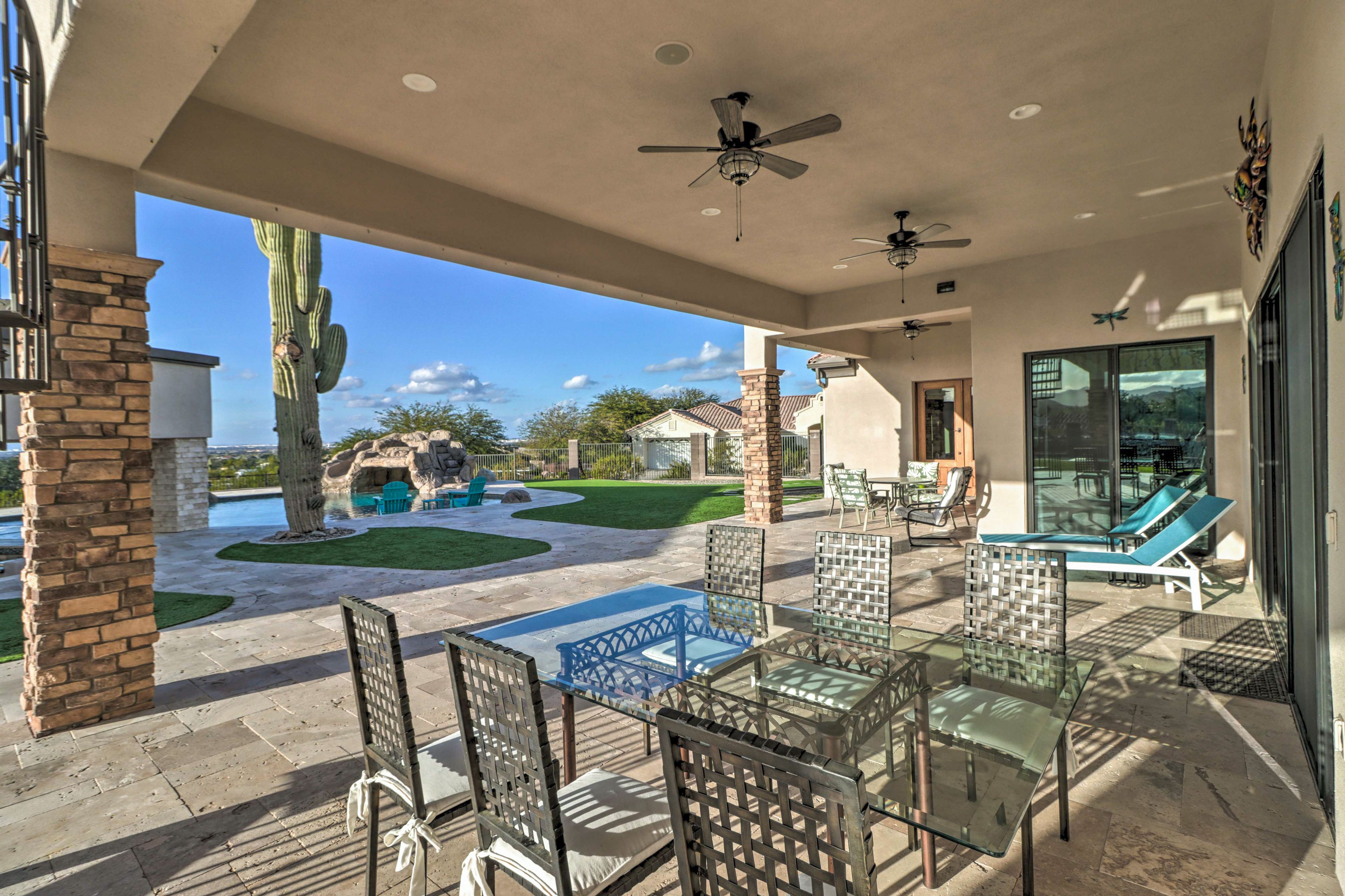 Private Backyard Area | Gazebo | Cornhole | Ample Seating