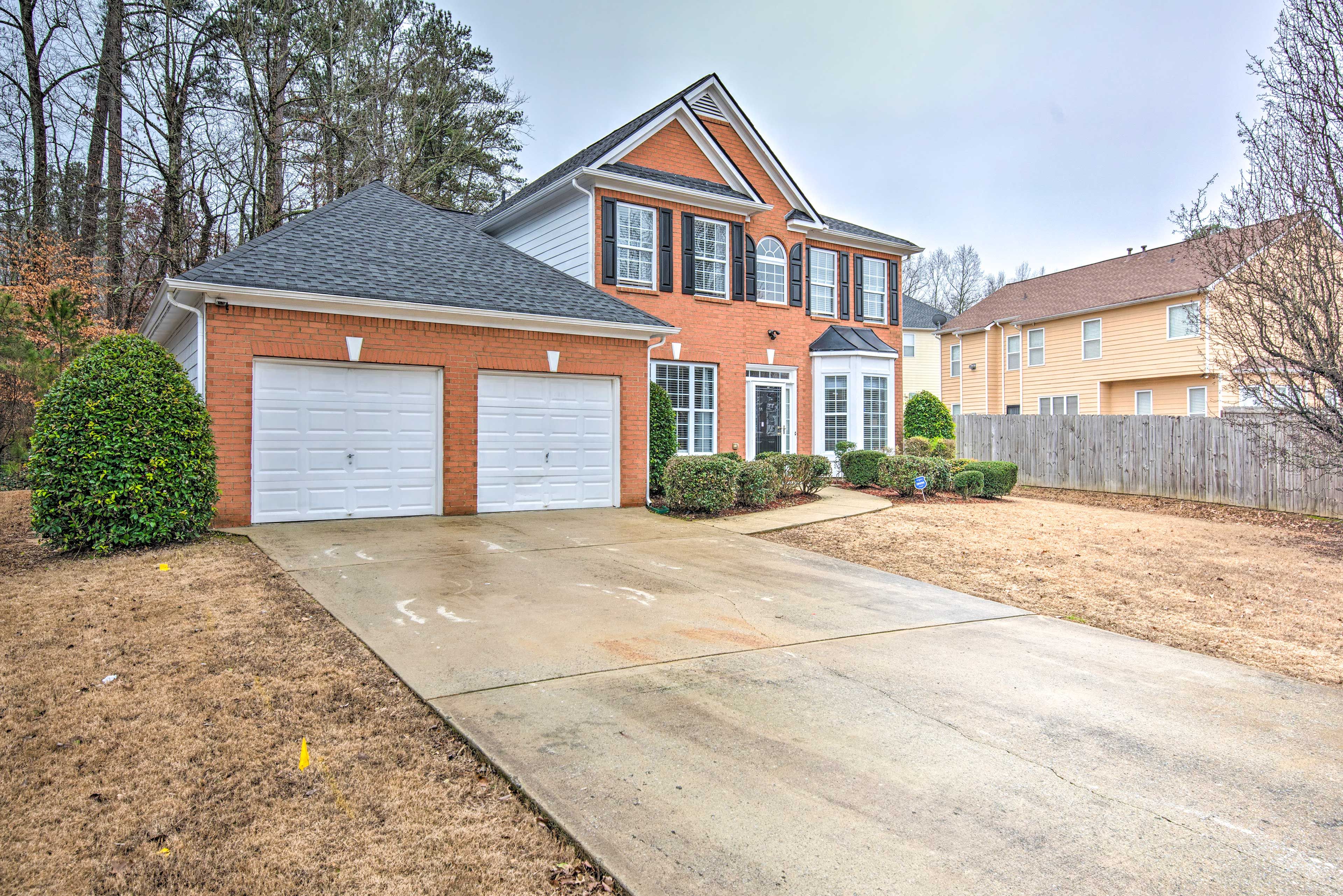 Property Exterior | Garage (2 Vehicles) | Driveway (4 Vehicles)
