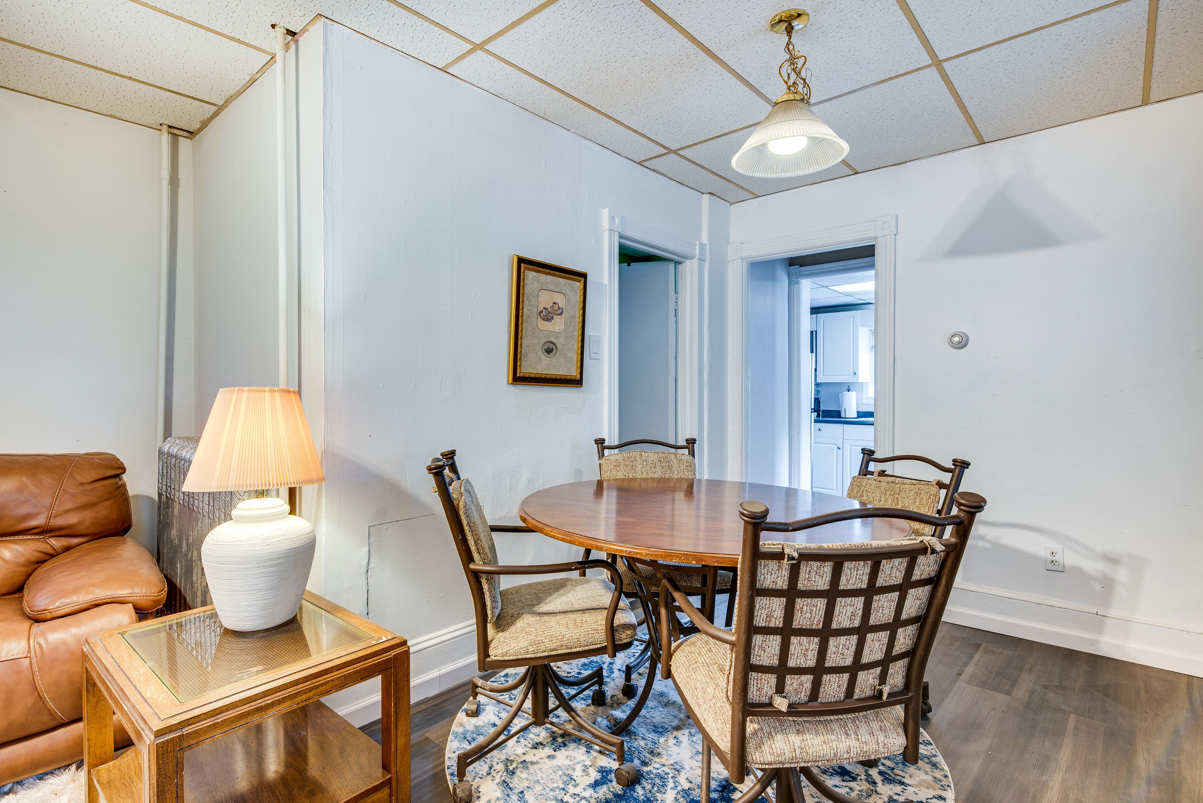 Dining Area | Dishware & Flatware Provided | Window A/C Units