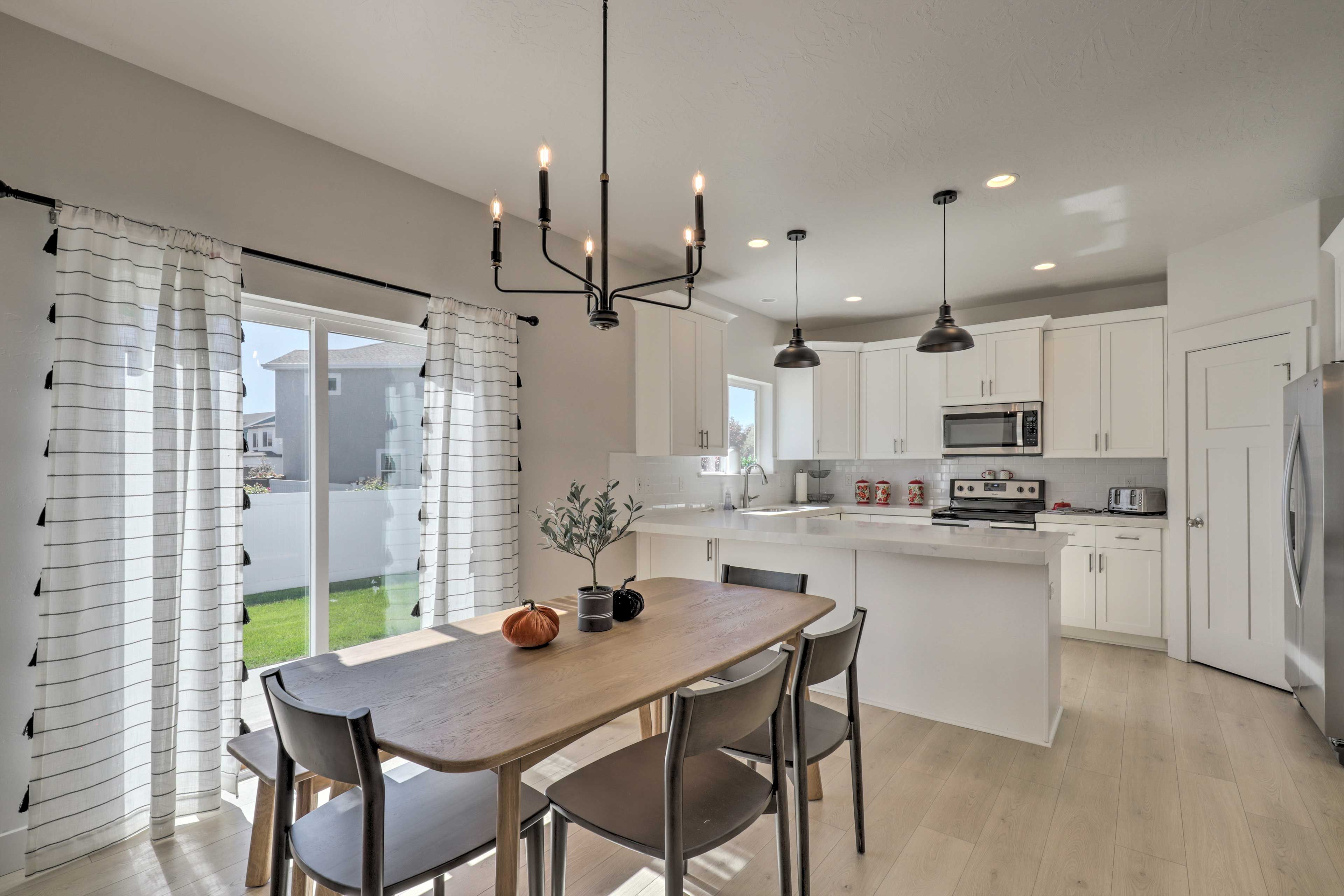 Dining Area | Free WiFi | Stairs Required to Reach All Bedrooms