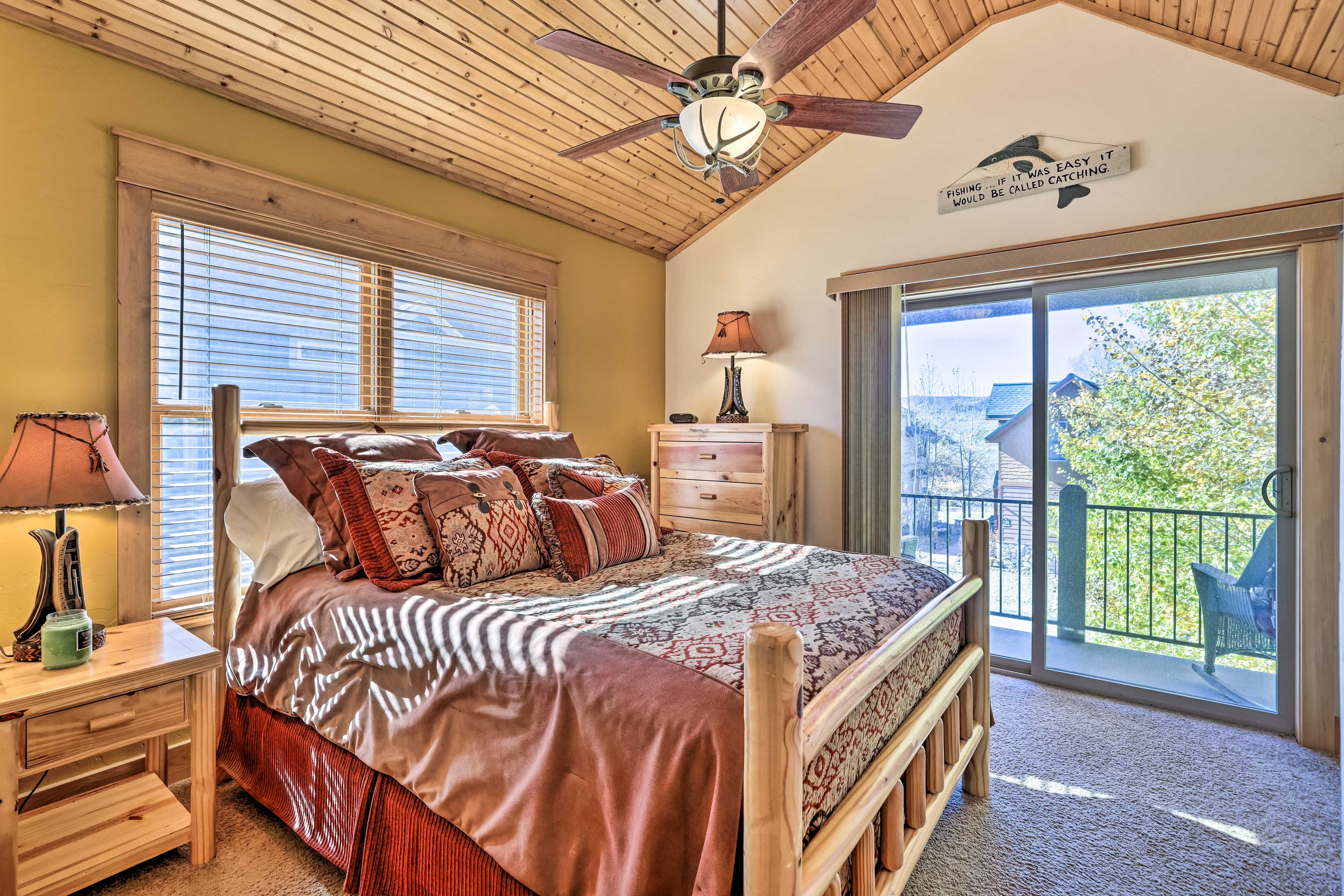 Bedroom 1 | Queen Bed | Linens & Towels | Balcony | Full En-Suite Bathroom